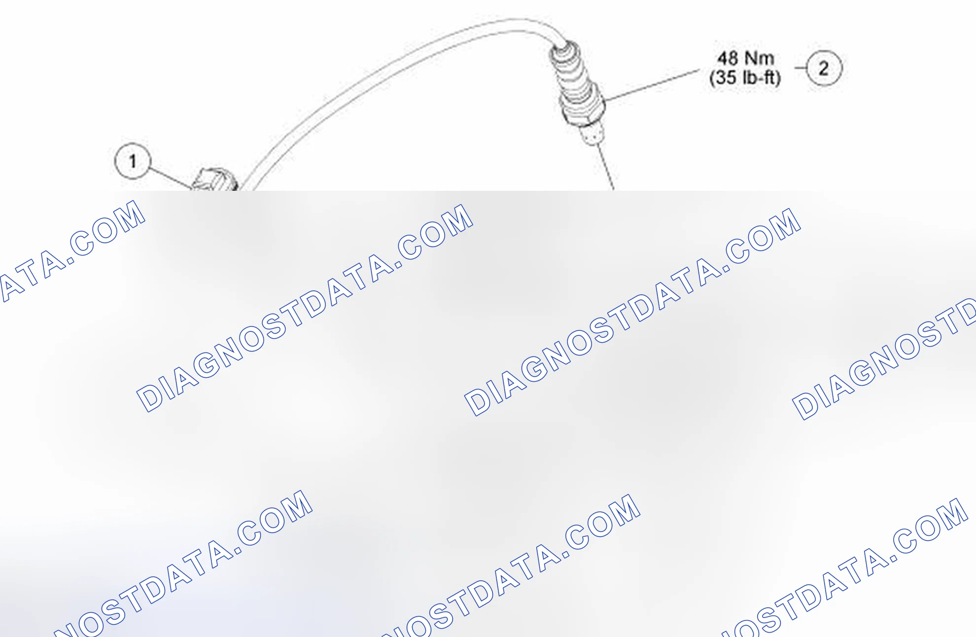 Scheme 5: Heated Oxygen Sensor (HO2S) and Catalyst Monitor Sensor - Exploded View