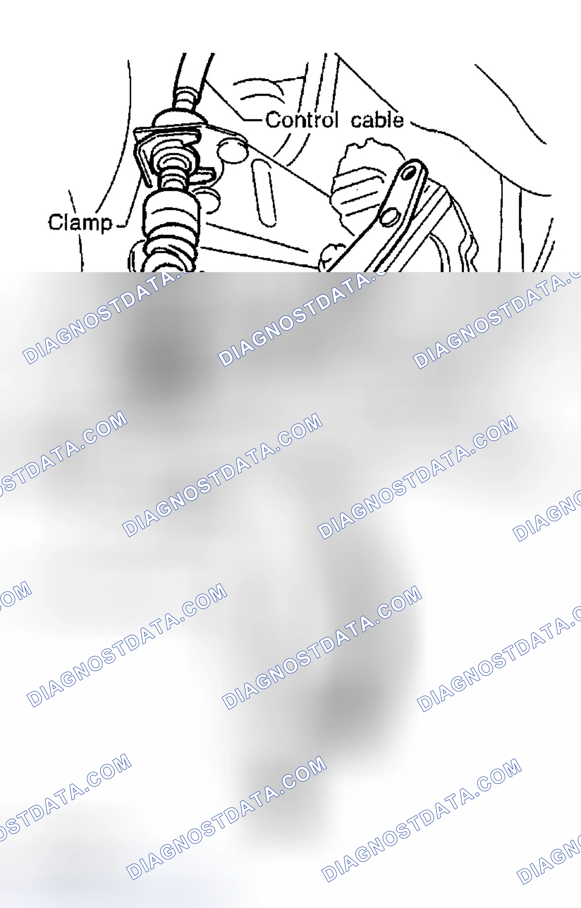 Scheme 223: Control Cable Adjustment