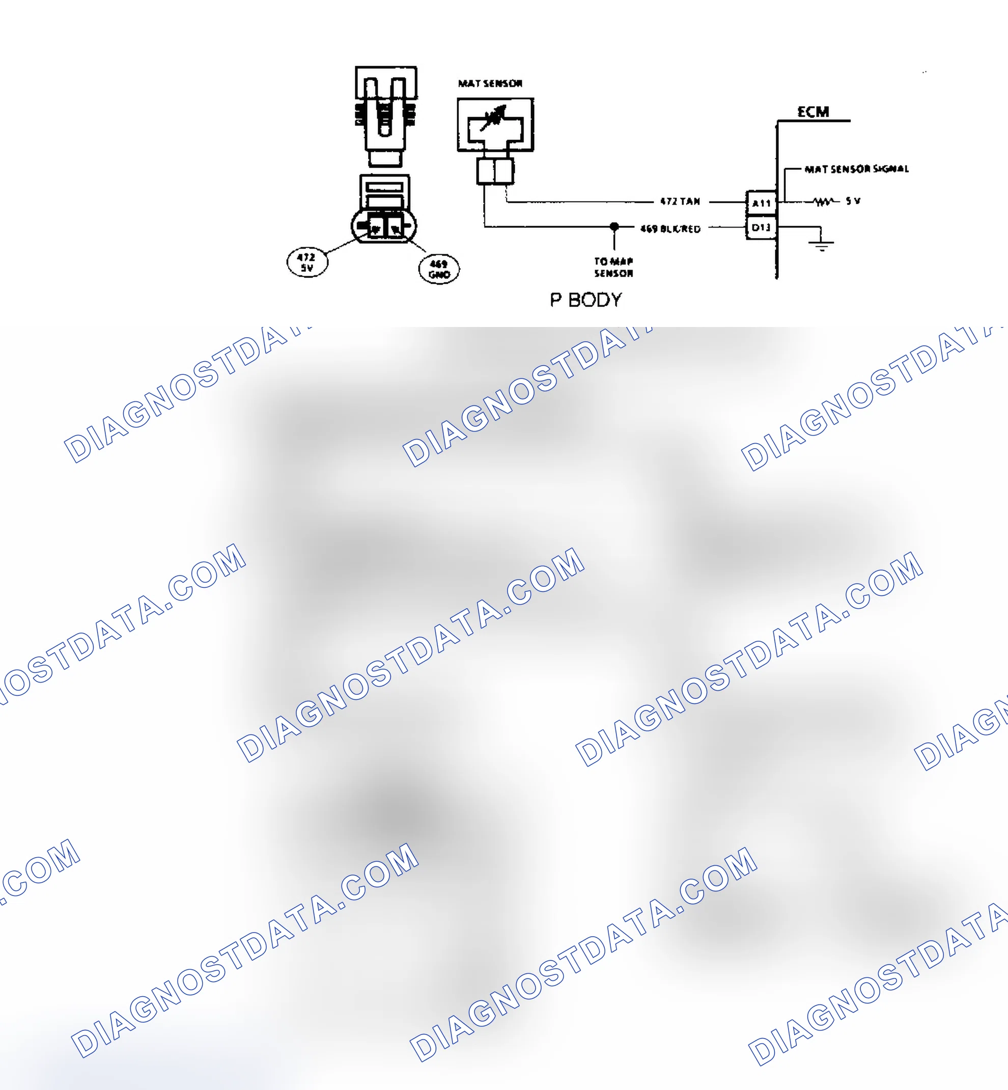 Scheme 395: Code 23 Flow Chart - "P" Body MAT Sensor Voltage High
