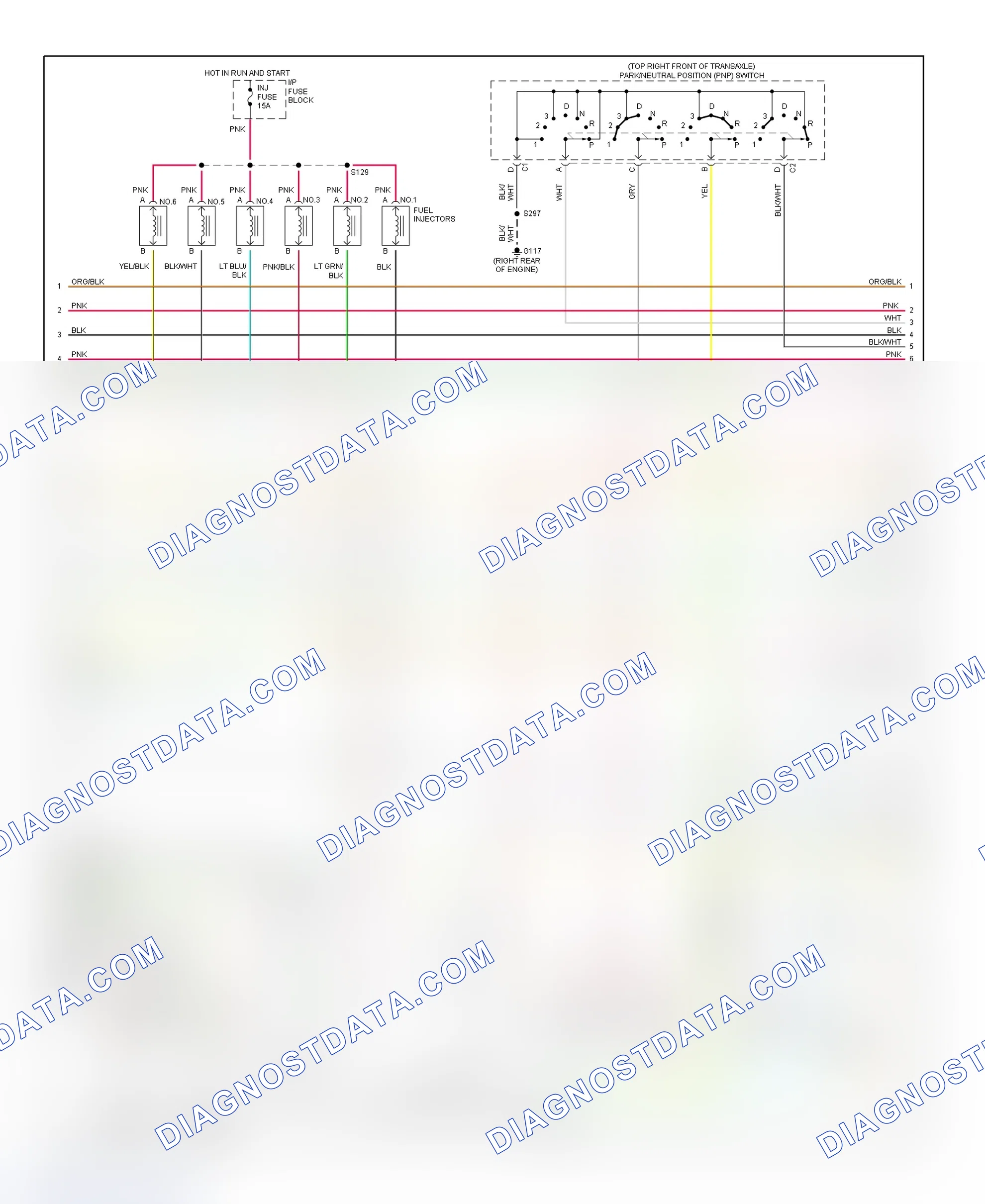 Scheme 165: PCM Wiring Diagram (Riviera - 3.8L - 2 Of 4)