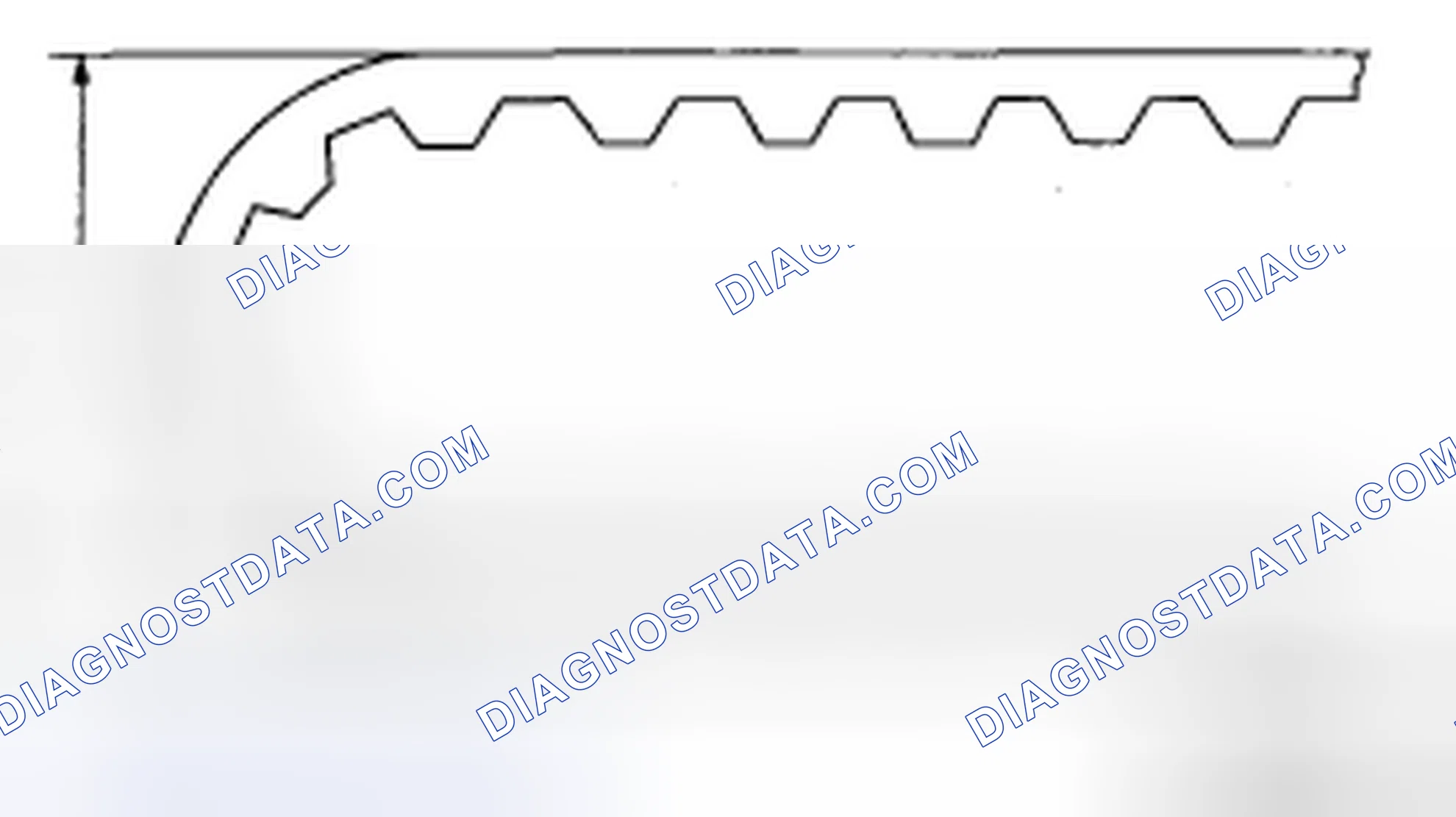 Fig. 107: Identifying Timing Belt Bending Diameter