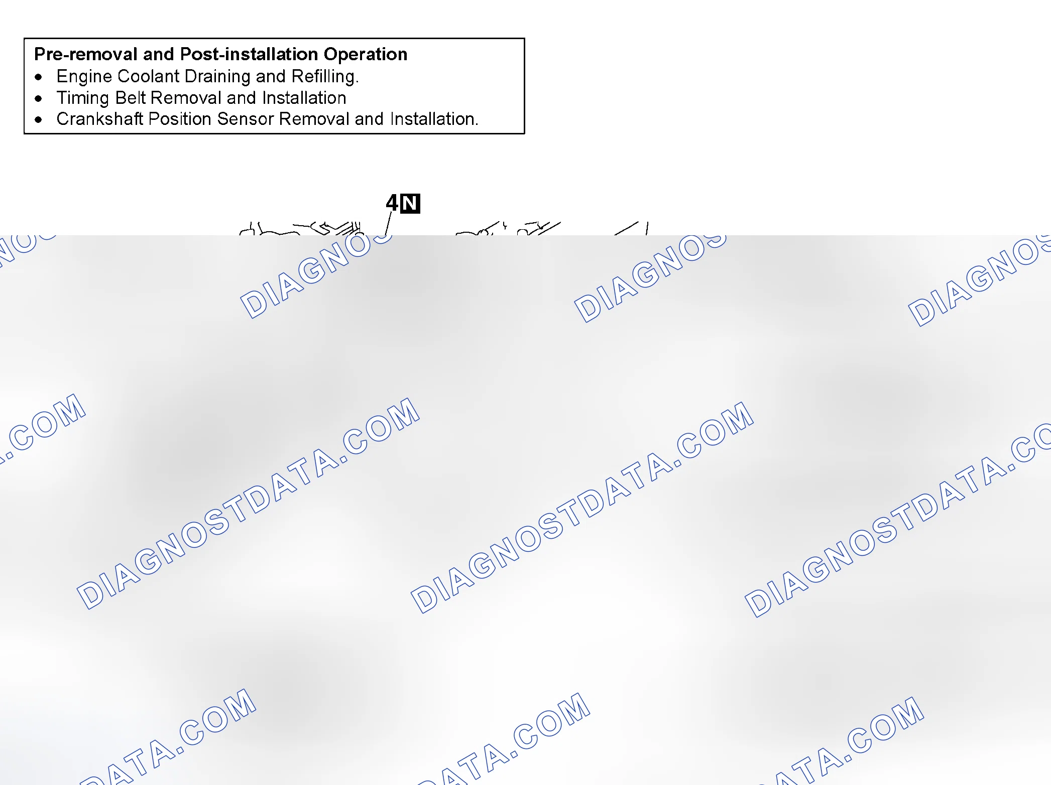 Scheme 52: REMOVAL AND INSTALLATION < 3.8L ENGINE >