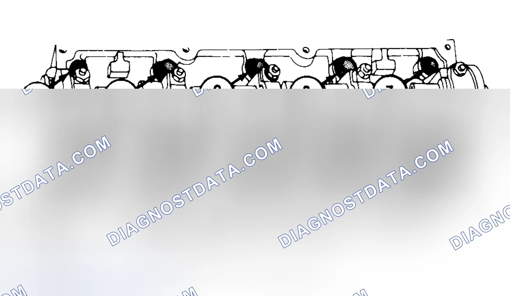 Scheme 7: Typical Cylinder Head Tightening or Loosening Sequence