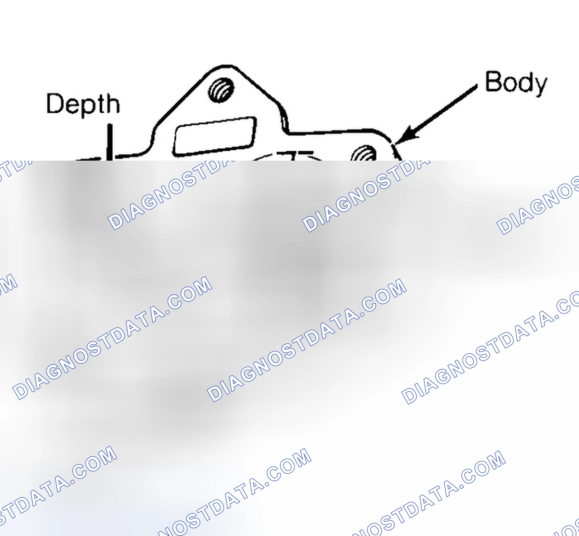 Scheme 35: Measuring Oil Pump Gear Cavity