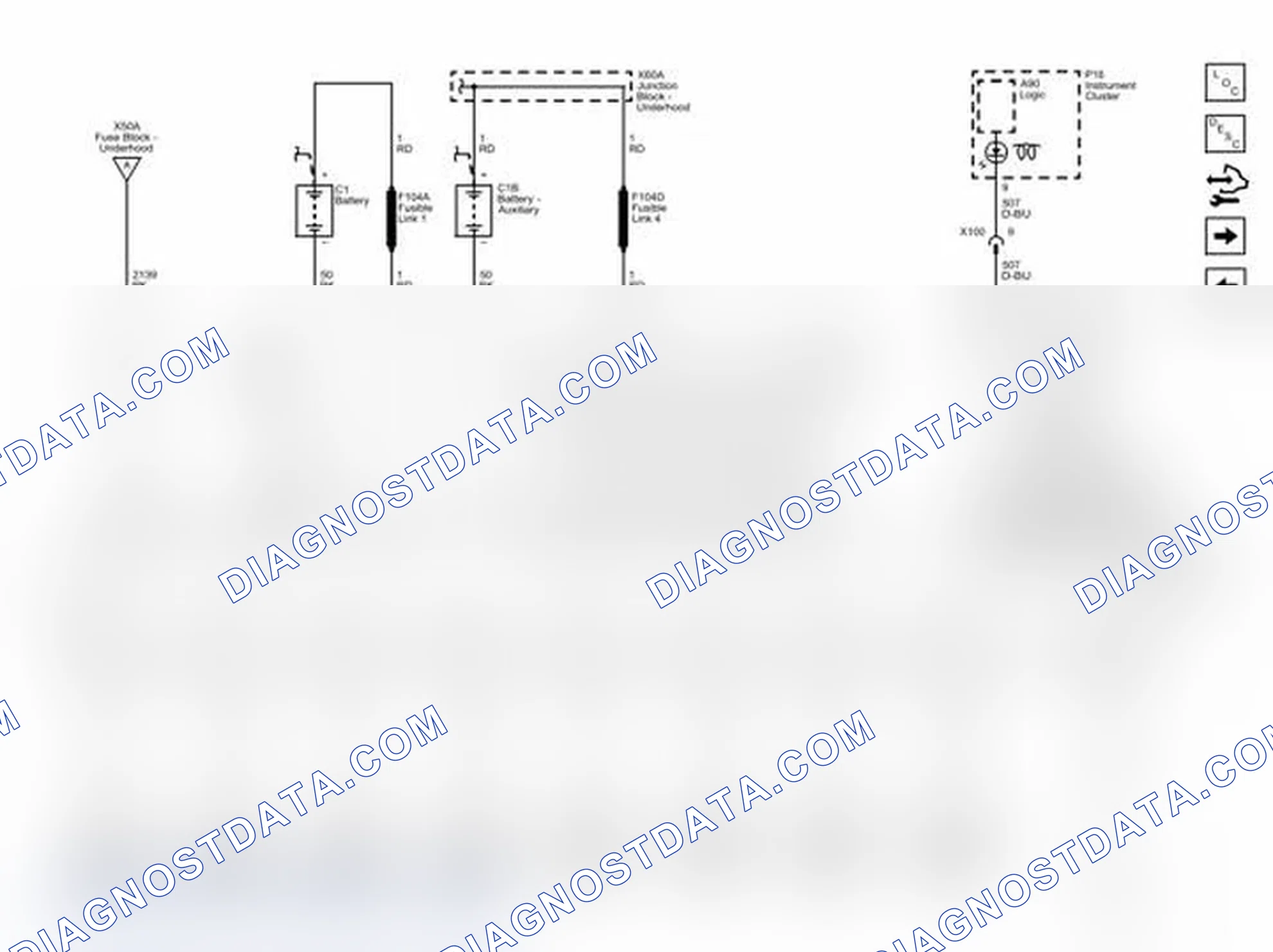 Scheme 40: Engine Data Sensors - Glow Plug Controls and Intake Air Heater