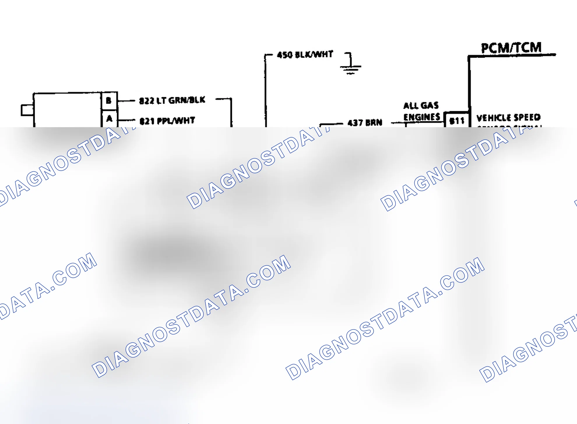 Scheme 380: CODE 24 - OUTPUT SPEED SENSOR LOW (1991 2WD - "C" & "K" SERIES)