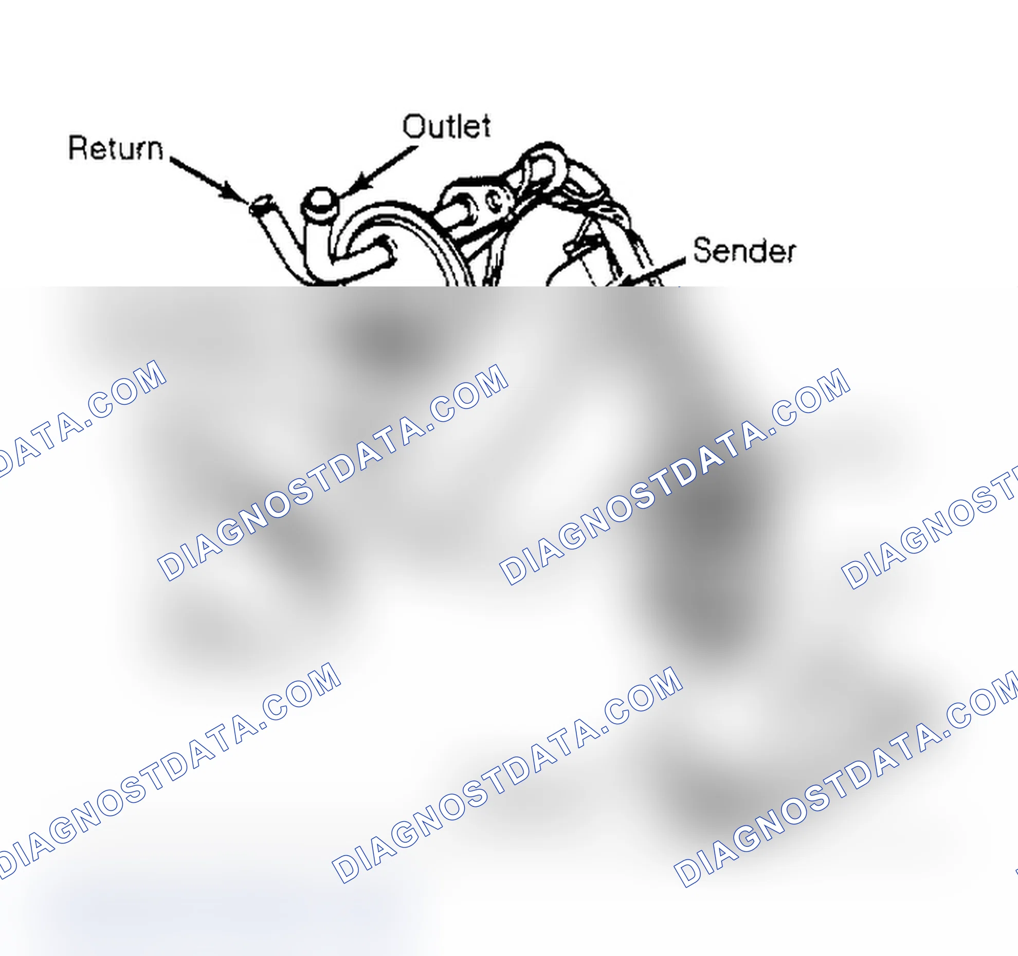 Fig. 2: Typical Electric Fuel Pump Installation In Fuel Tank