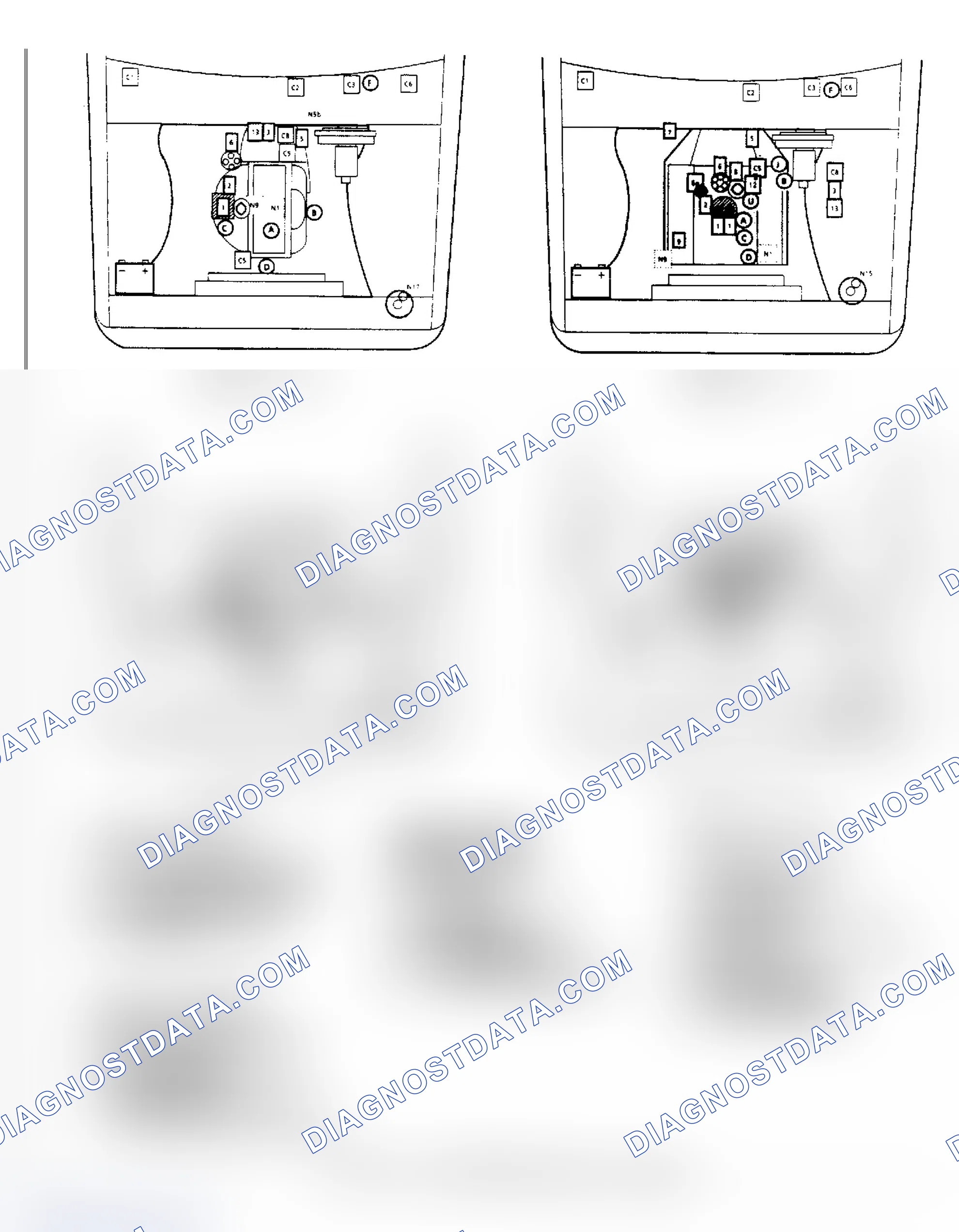 Scheme 4: Throttle Body Injection Component Locations