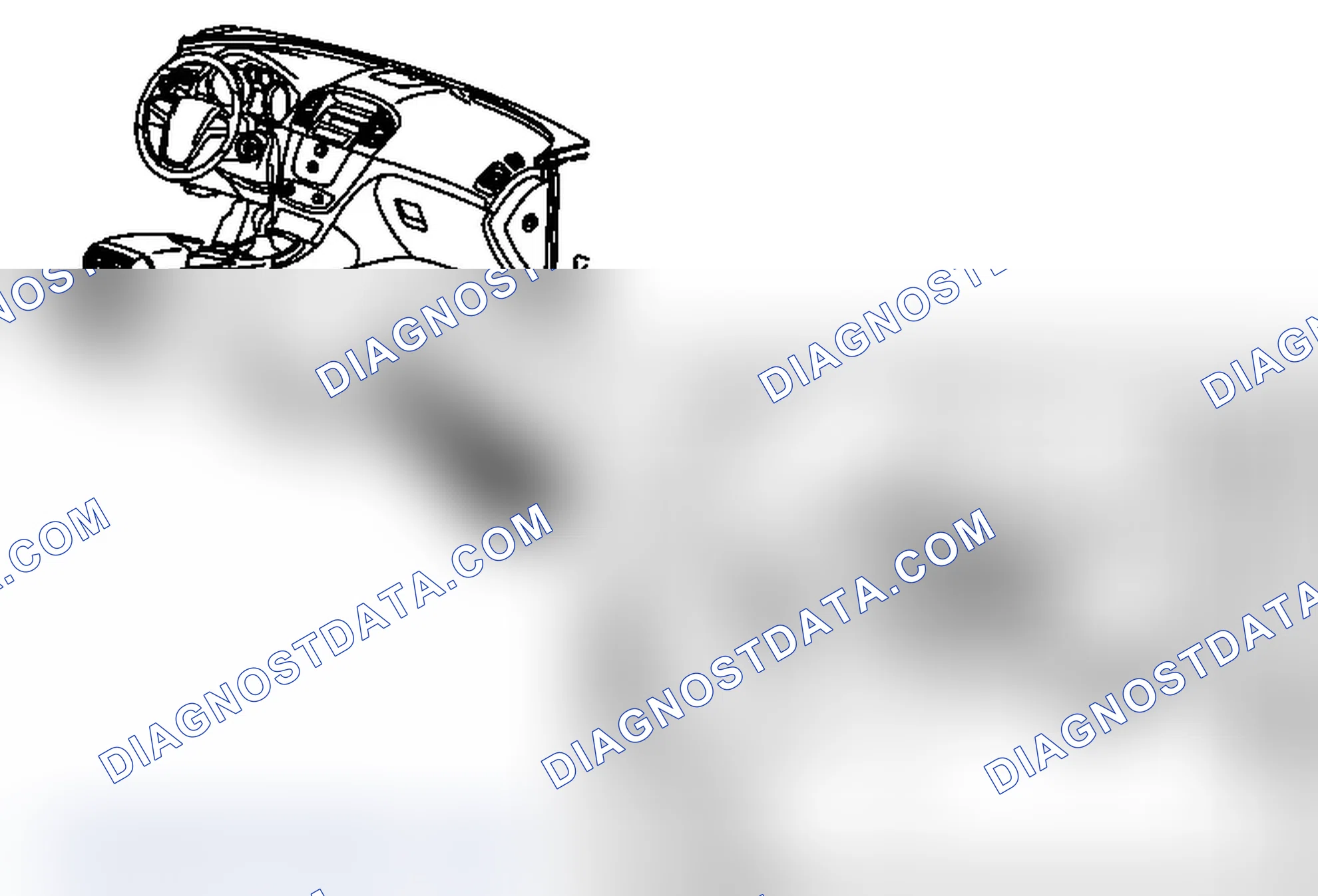 Scheme 76: Duct Air Temperature Sensor Replacement - Lower Right Side (CJ2)