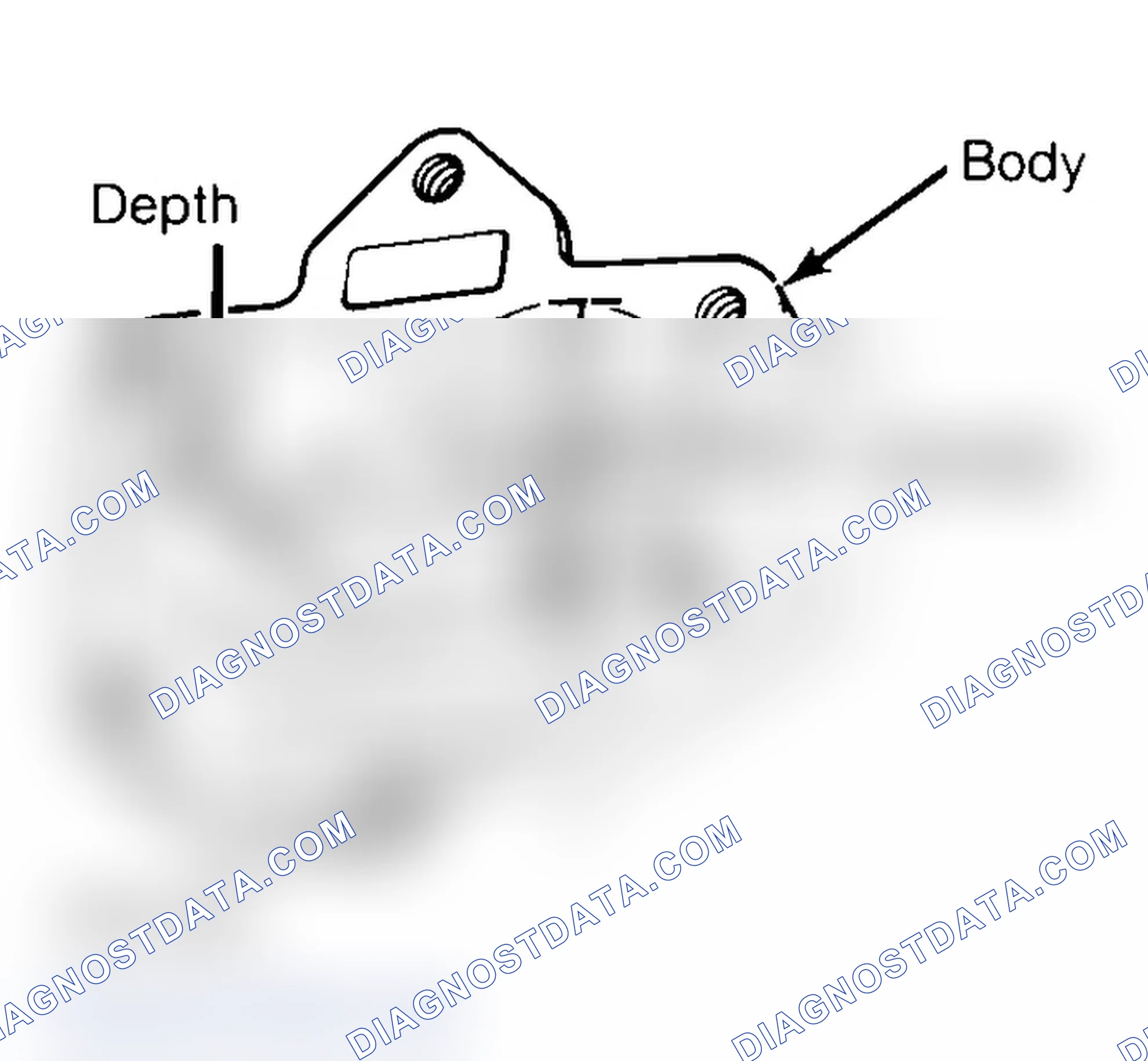 Scheme 35: Measuring Oil Pump Gear Cavity