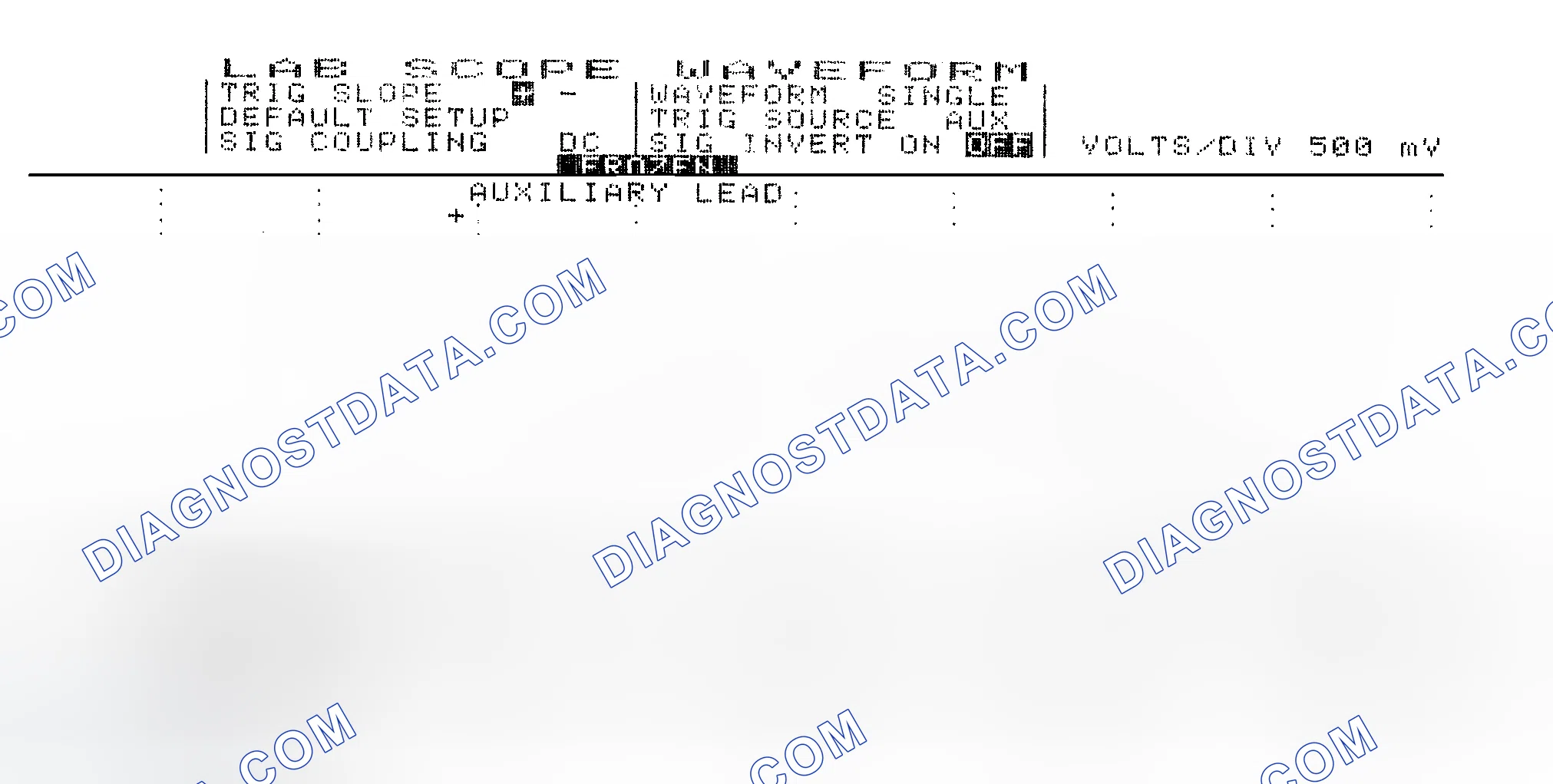 Scheme 14: Single Injector w/Excessive Current Flow - Current Pattern