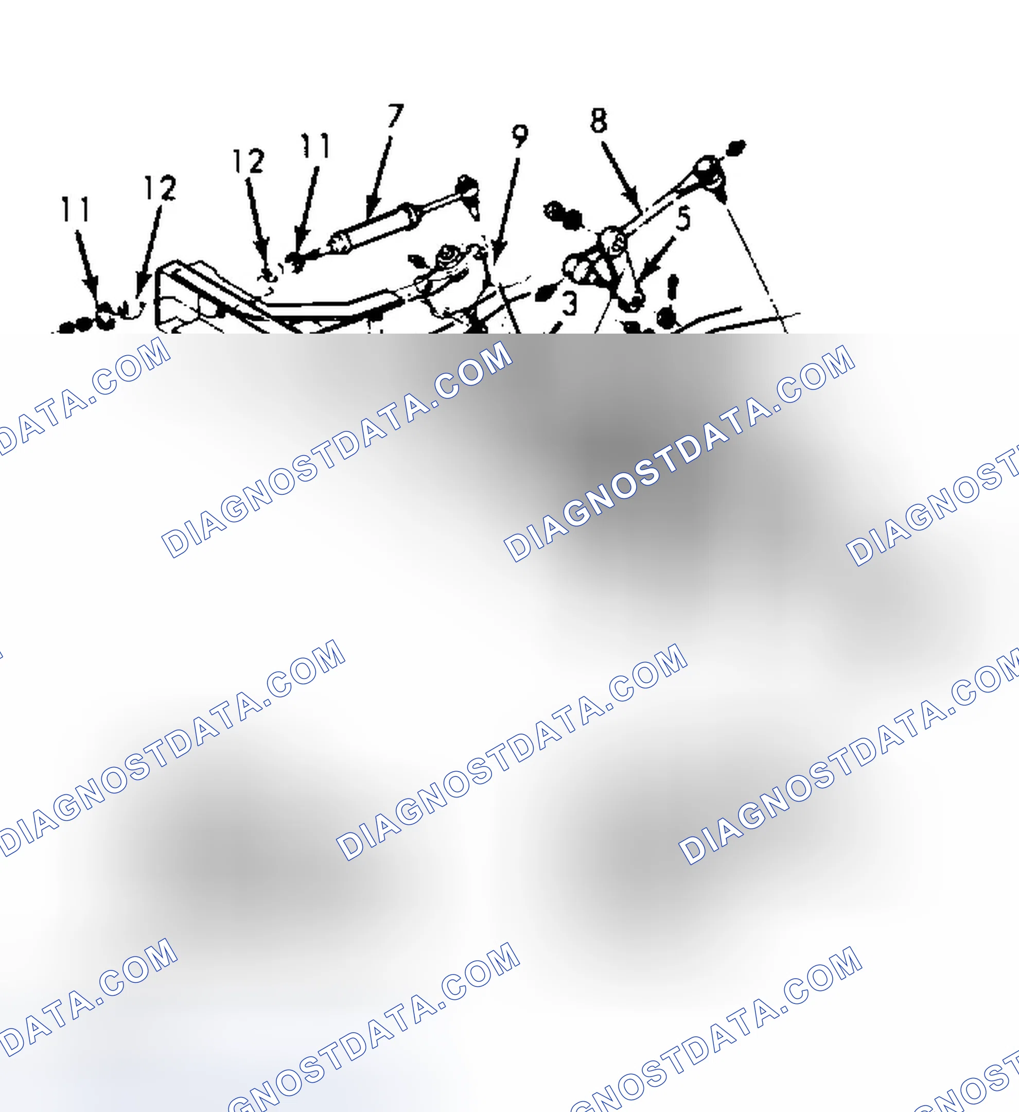 Scheme 6: View Of Steering Linkage (Commercial Van - Motorhome Chassis)