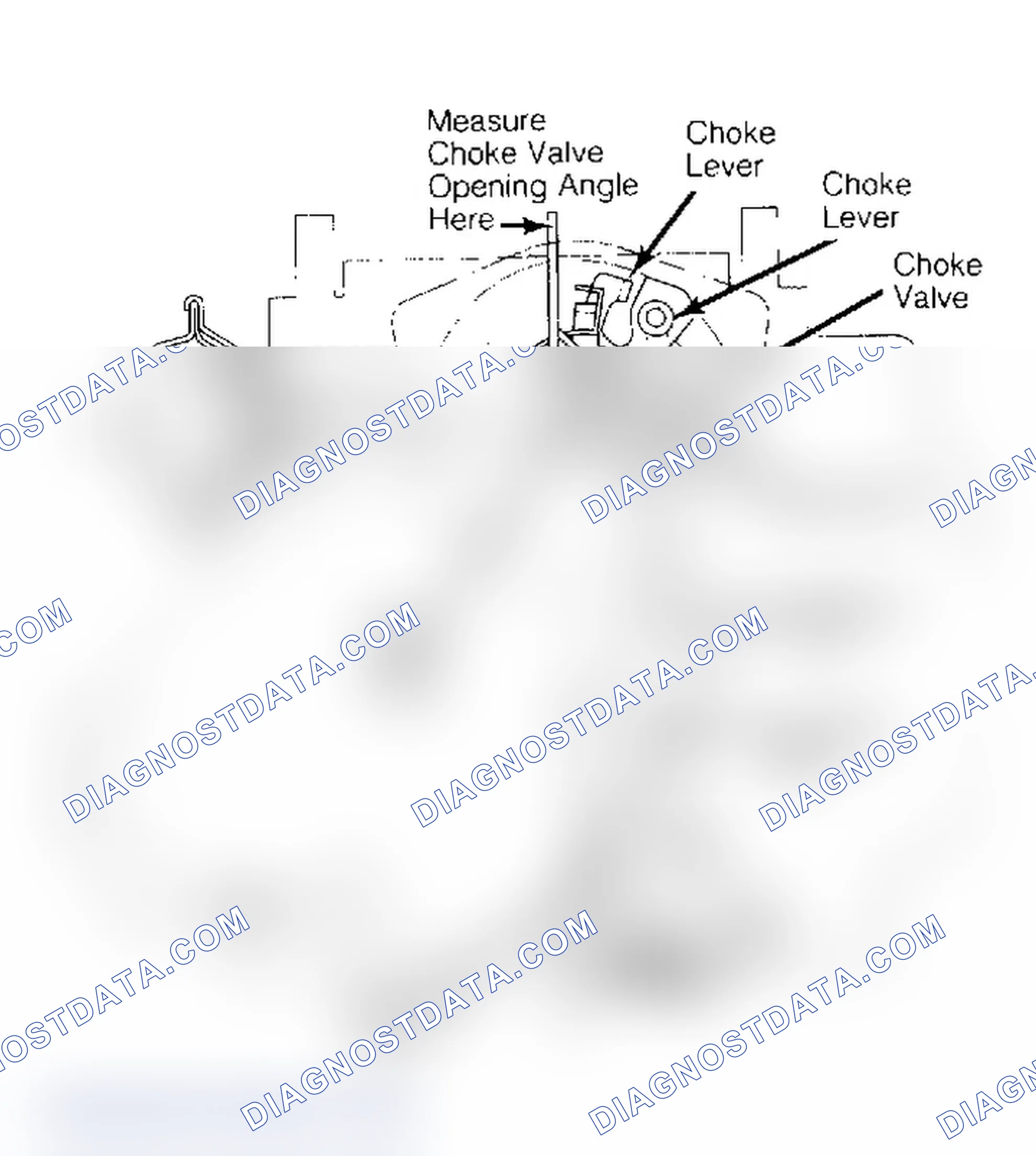 Scheme 21: Adjusting Fast Idle Cam - Choke Opening Angle