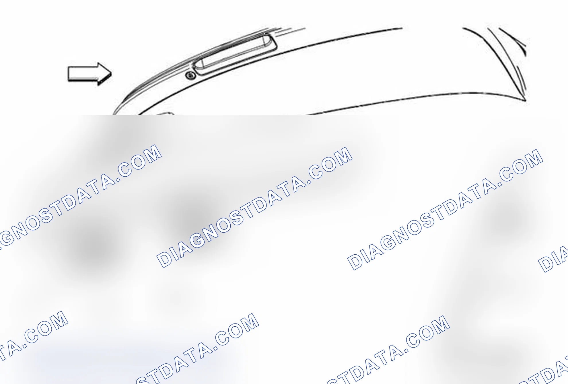Scheme 43: Rear License Plate Lamp Replacement