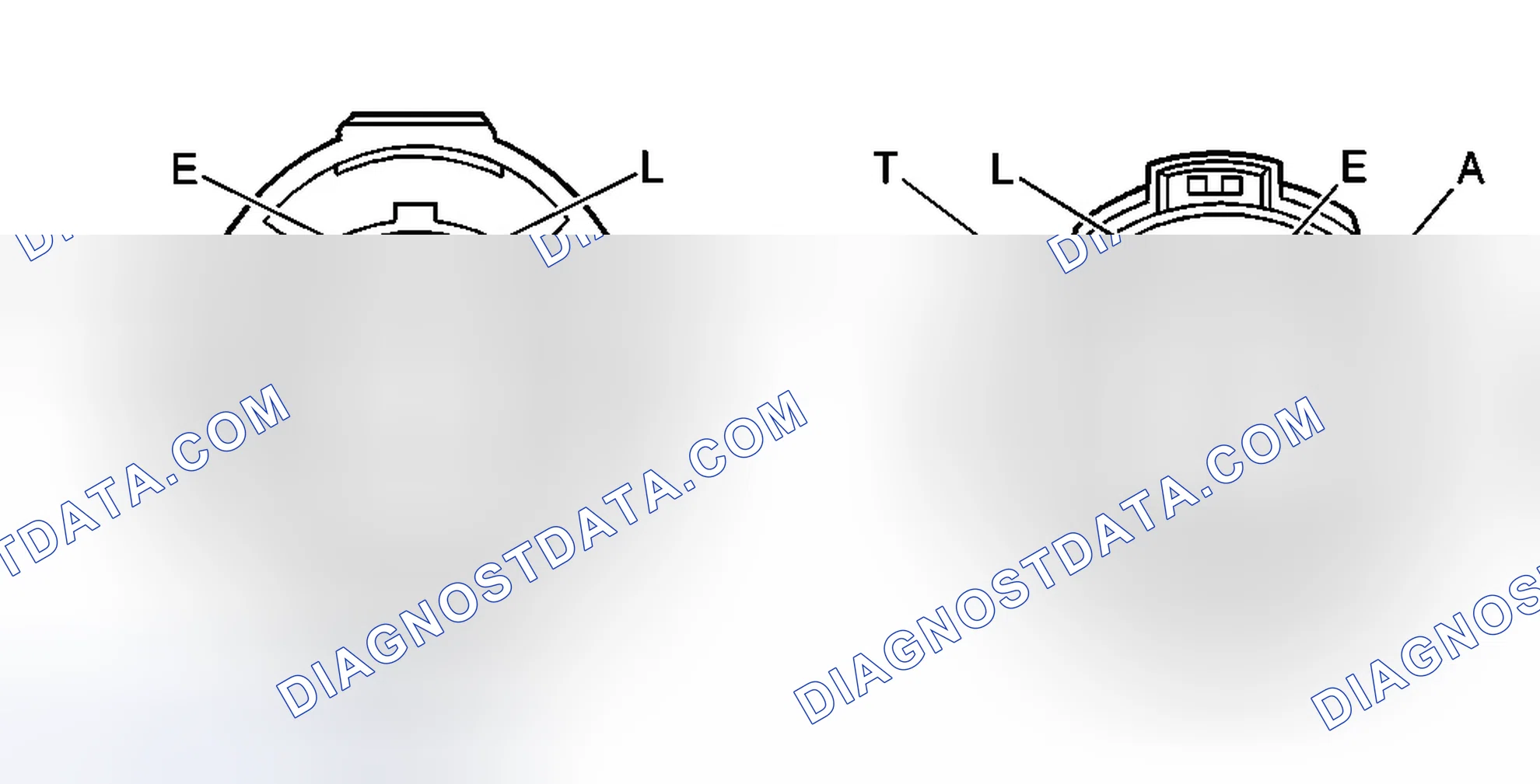 Scheme 8: Engine Controls Connector End Views