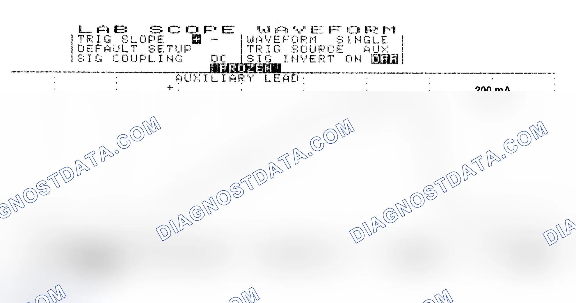 Scheme 13: Single Injector w/Normal Current Flow - Current Pattern