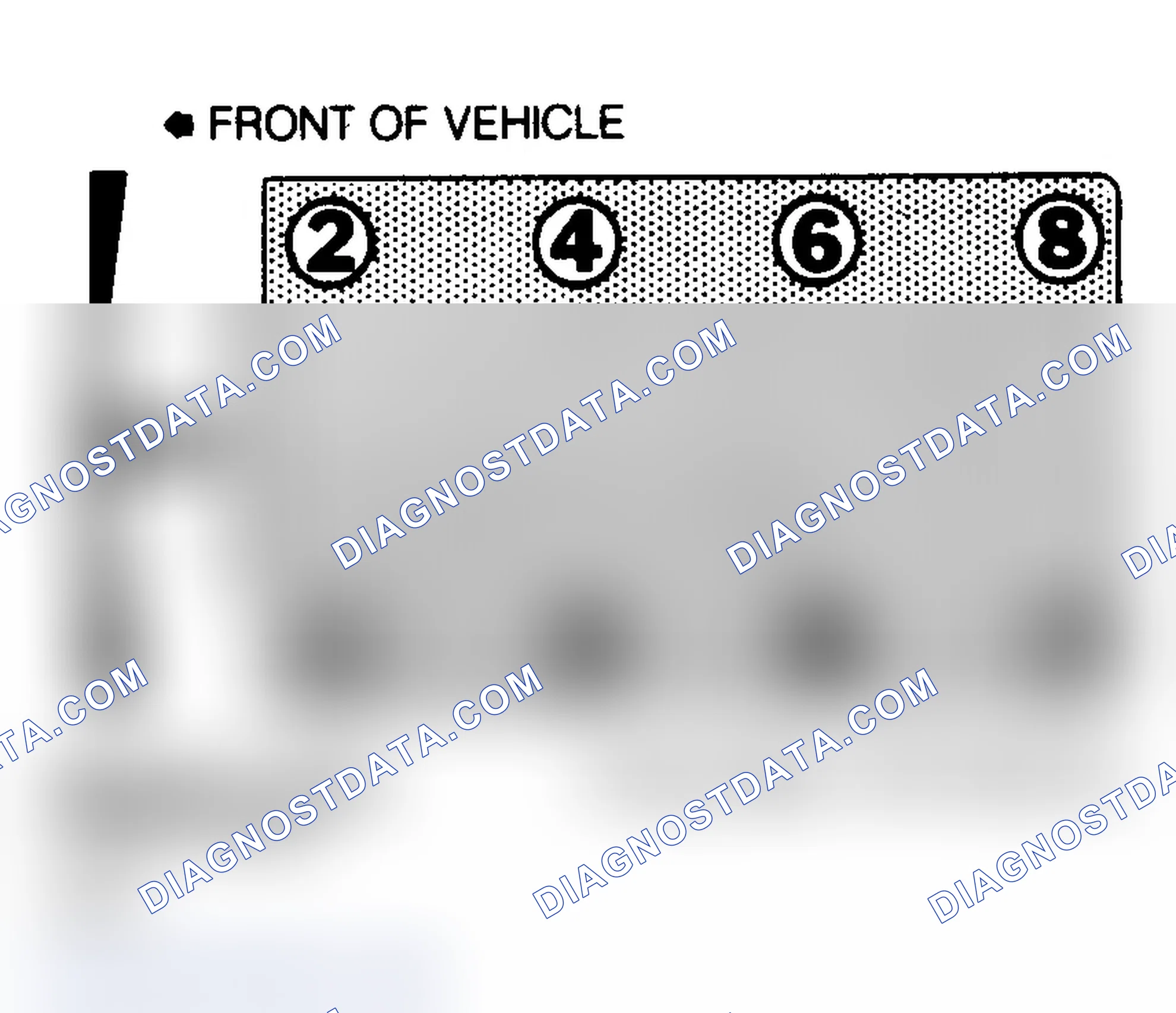 Scheme 7: Firing Order (6.2L & 6.5L Diesel)