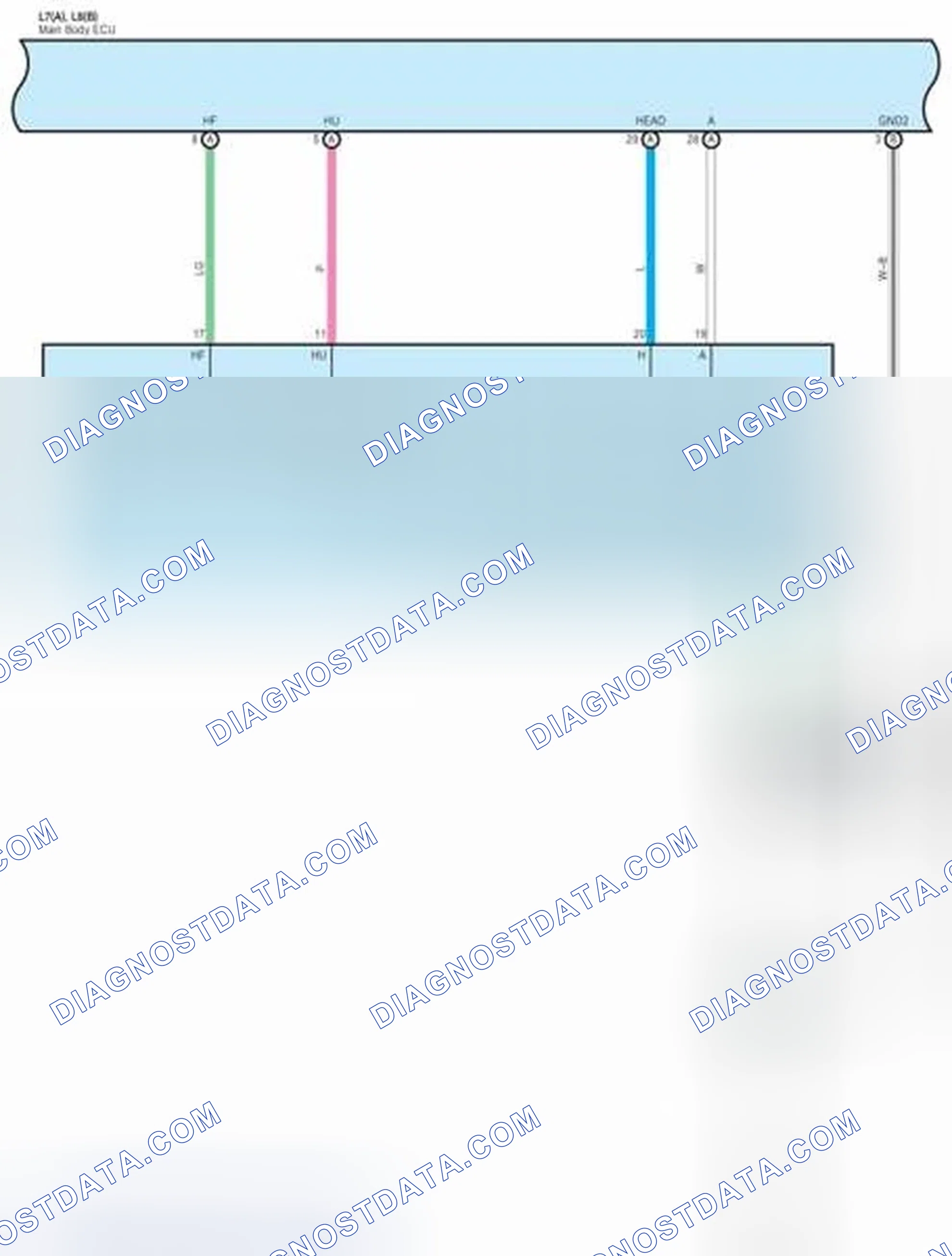 Scheme 329: Headlight System Wiring Diagram (5 Of 7)