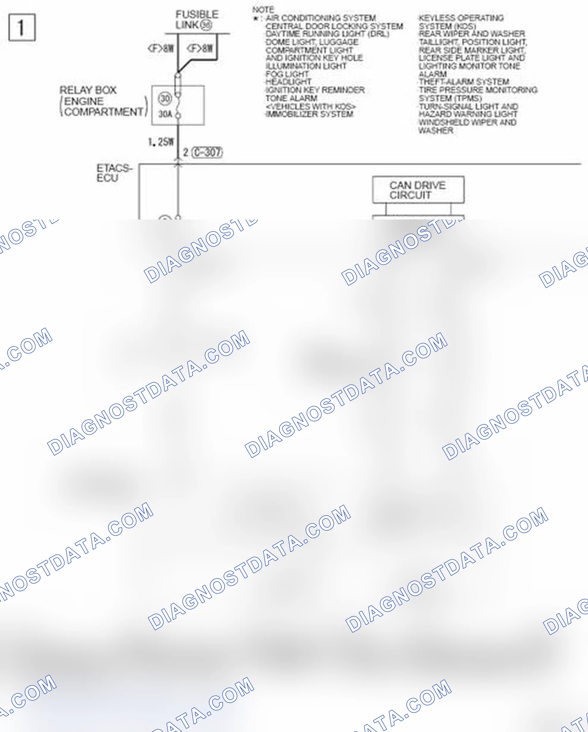 Scheme 1006: IGNITION KEY REMINDER TONE ALARM