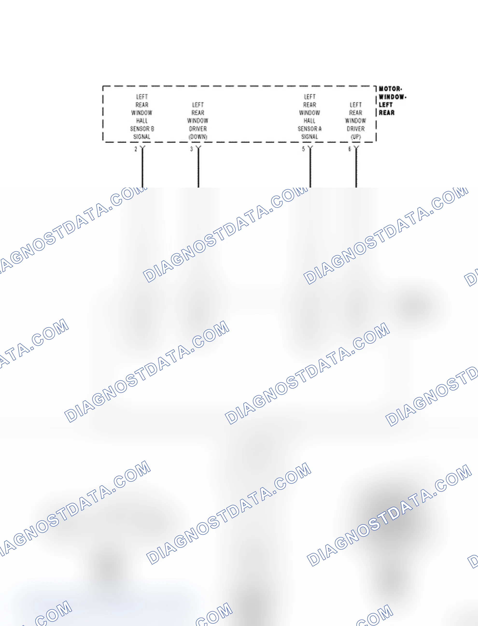 Scheme 83: B1929-LEFT REAR WINDOW MOTOR CNTRL CKT OPEN OR THERMO PROTECTION ACT - PTCM