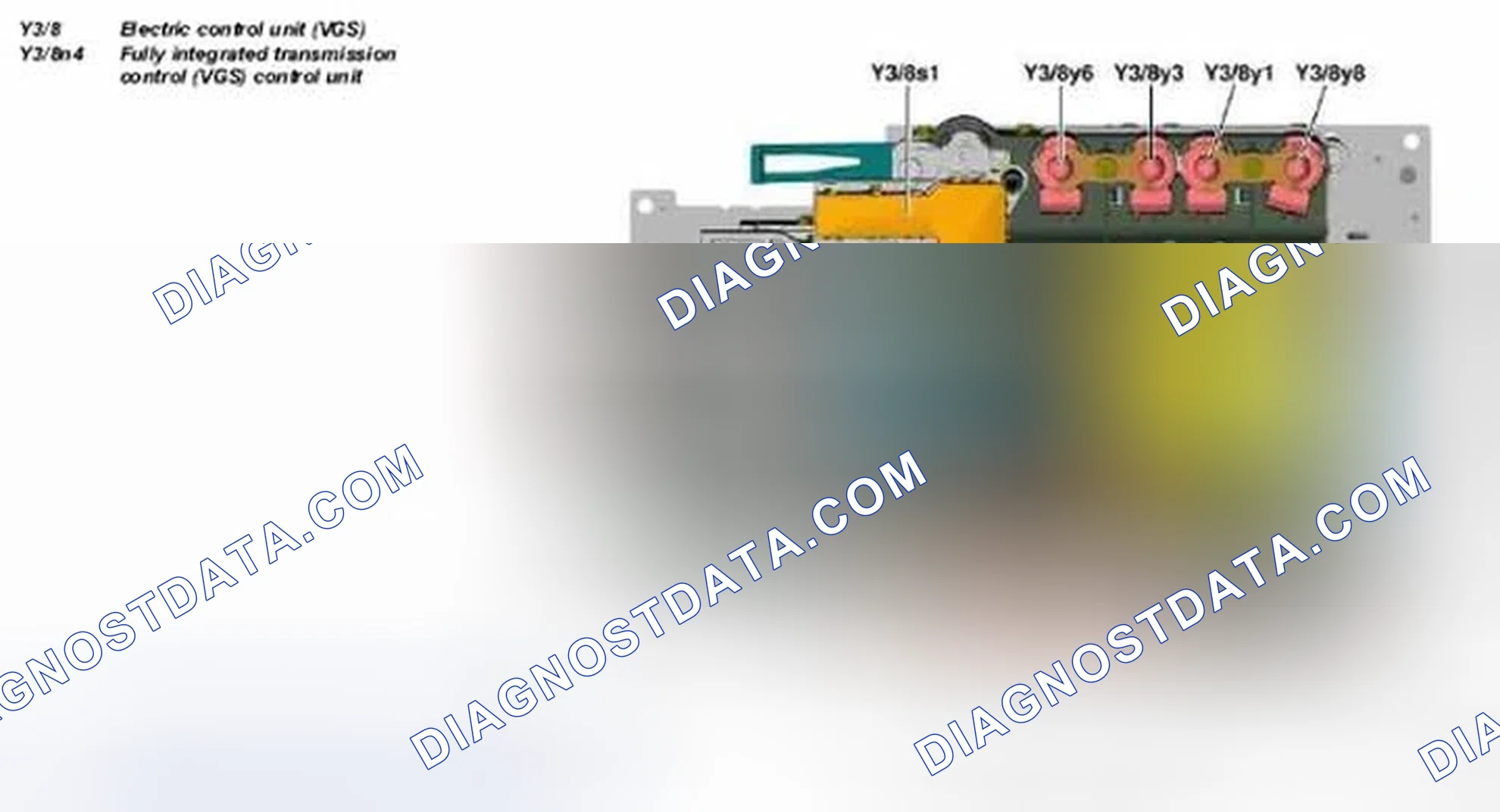 Scheme 42: Identifying Transmission Oil Temperature Sensor Location - Transmission 722.9