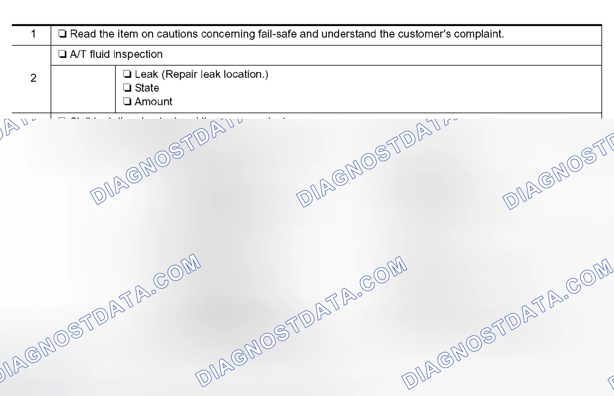 Scheme 587: Diagnostic Worksheet Chart
