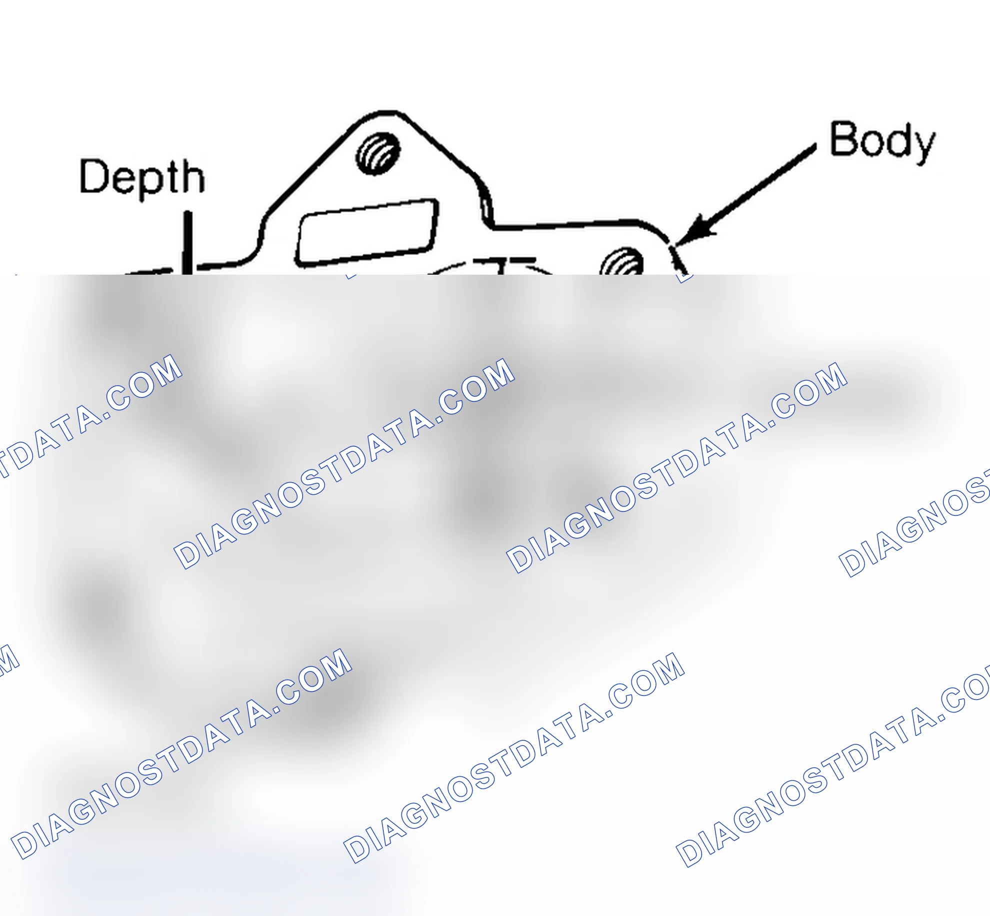Scheme 35: Measuring Oil Pump Gear Cavity