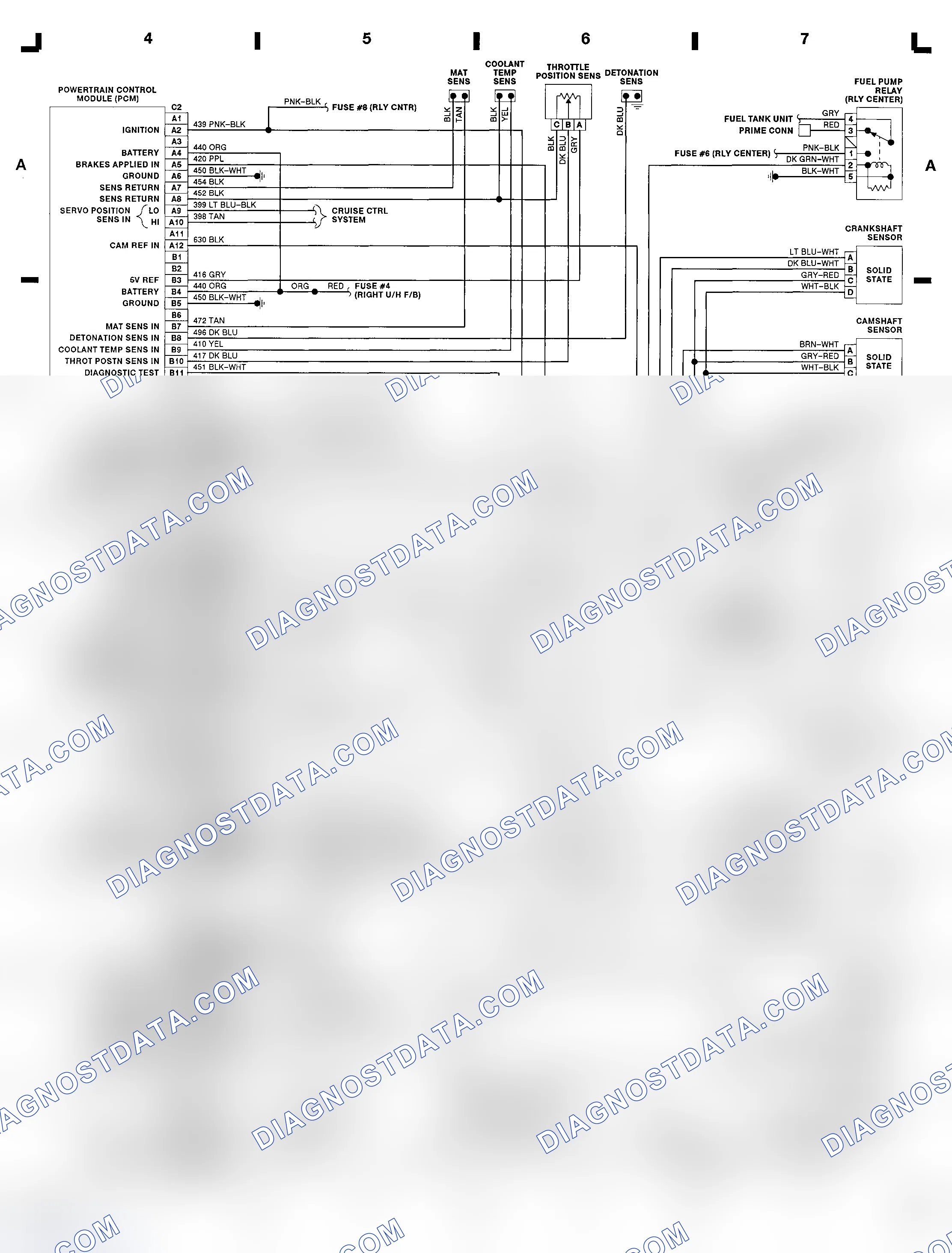 Scheme 29: 3.8L (VIN L) PCM Wiring Diagram (Park Avenue)