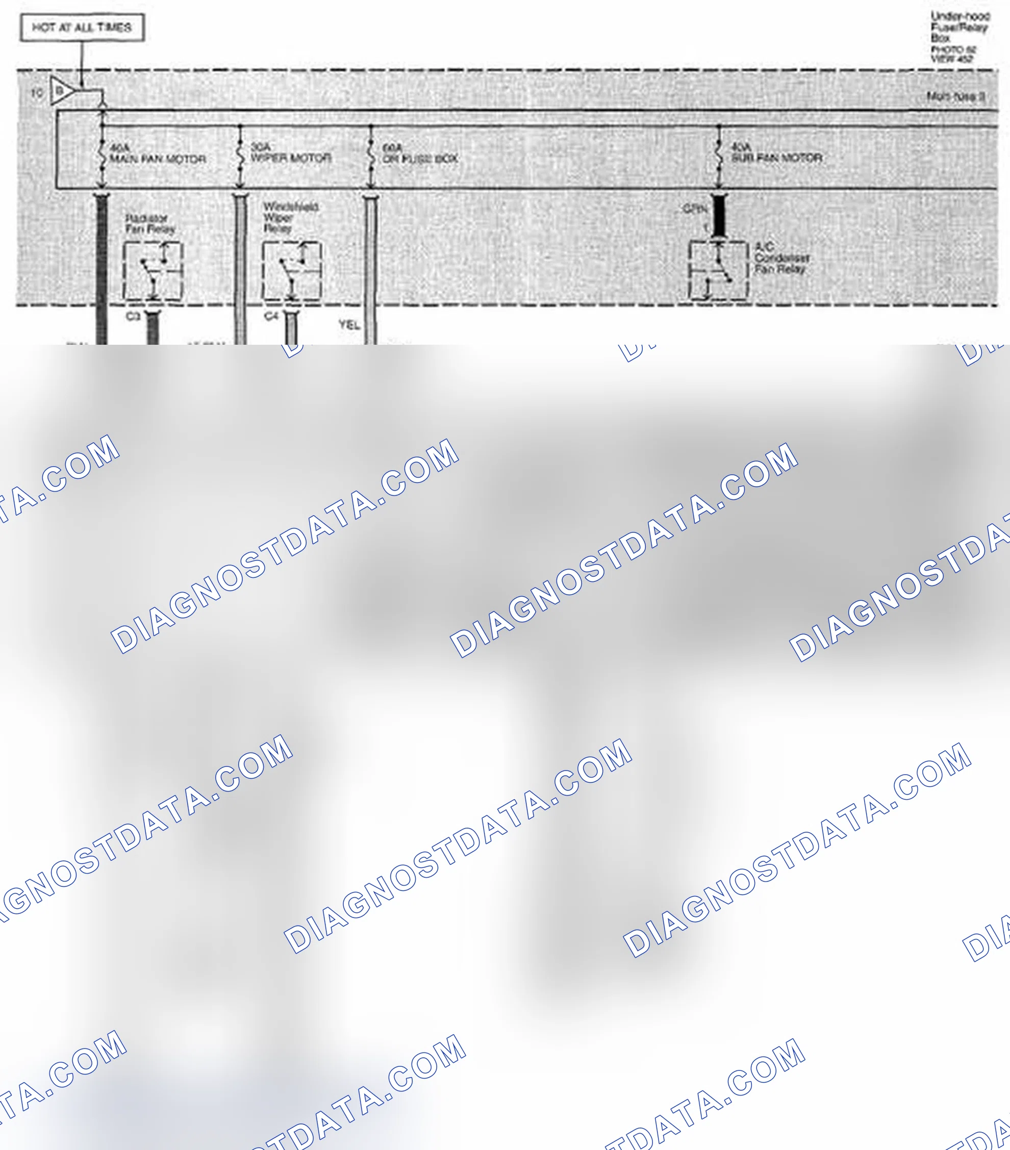 Scheme 60: Power Distribution Circuit Diagram (Page 10-8)