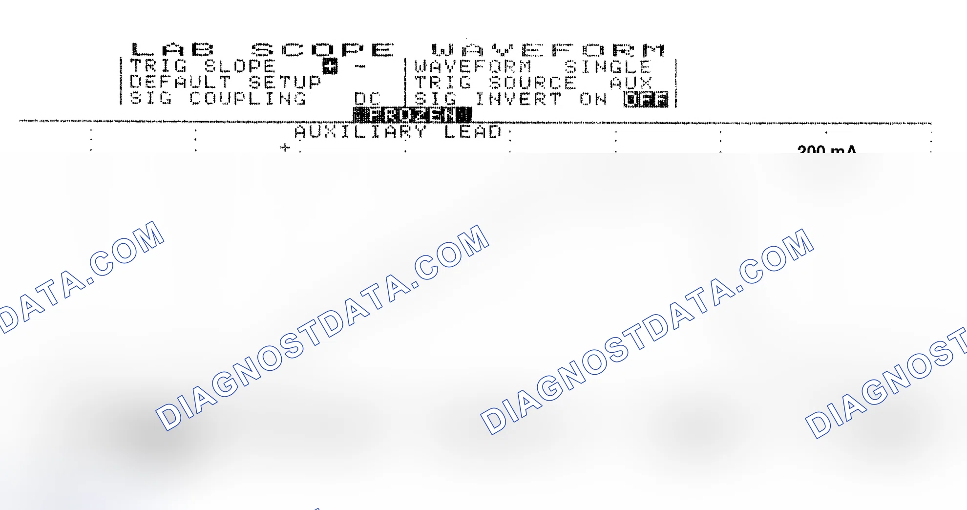 Scheme 13: Single Injector w/Normal Current Flow - Current Pattern