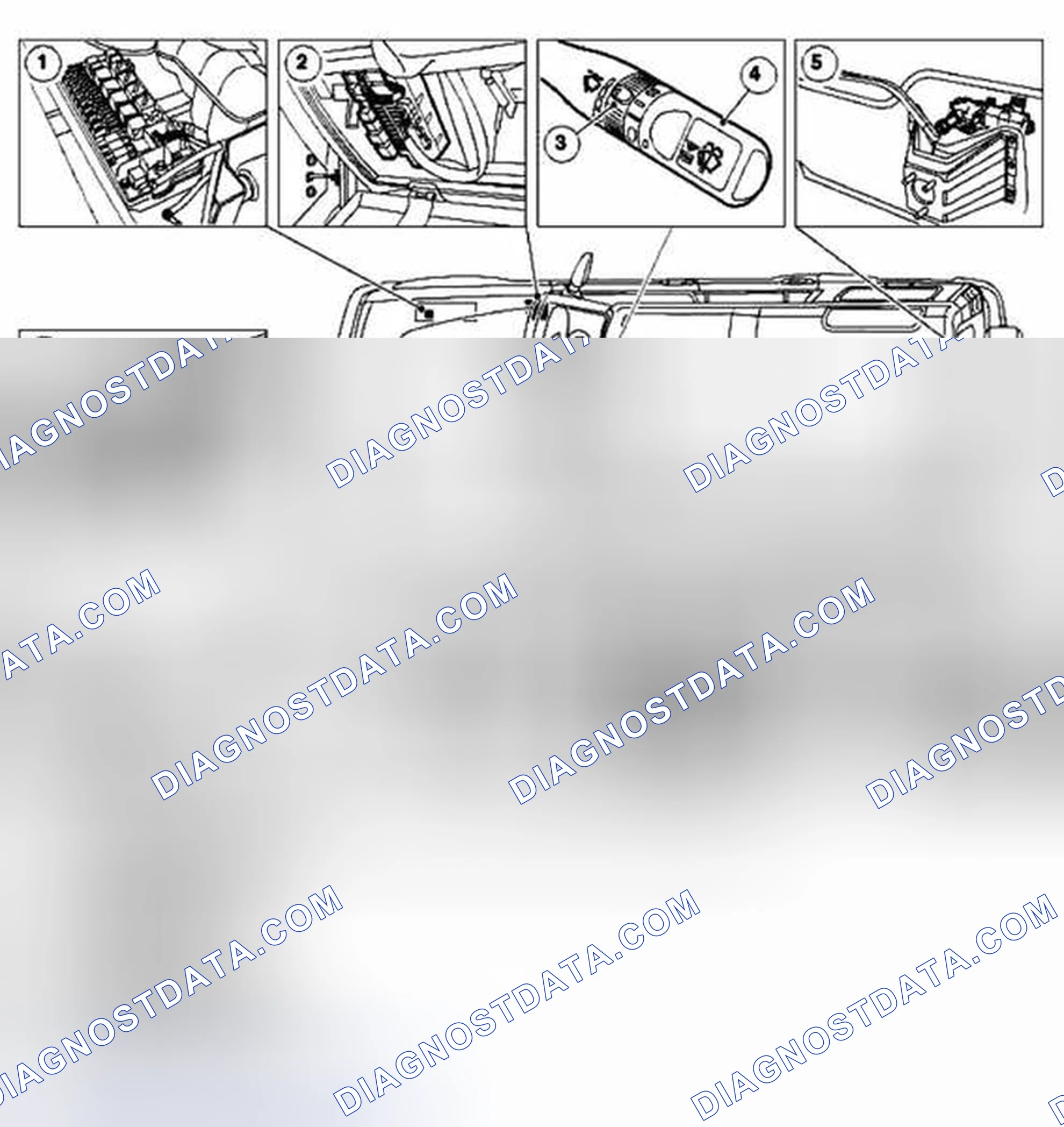 Scheme 1: Wipers and washers component layout