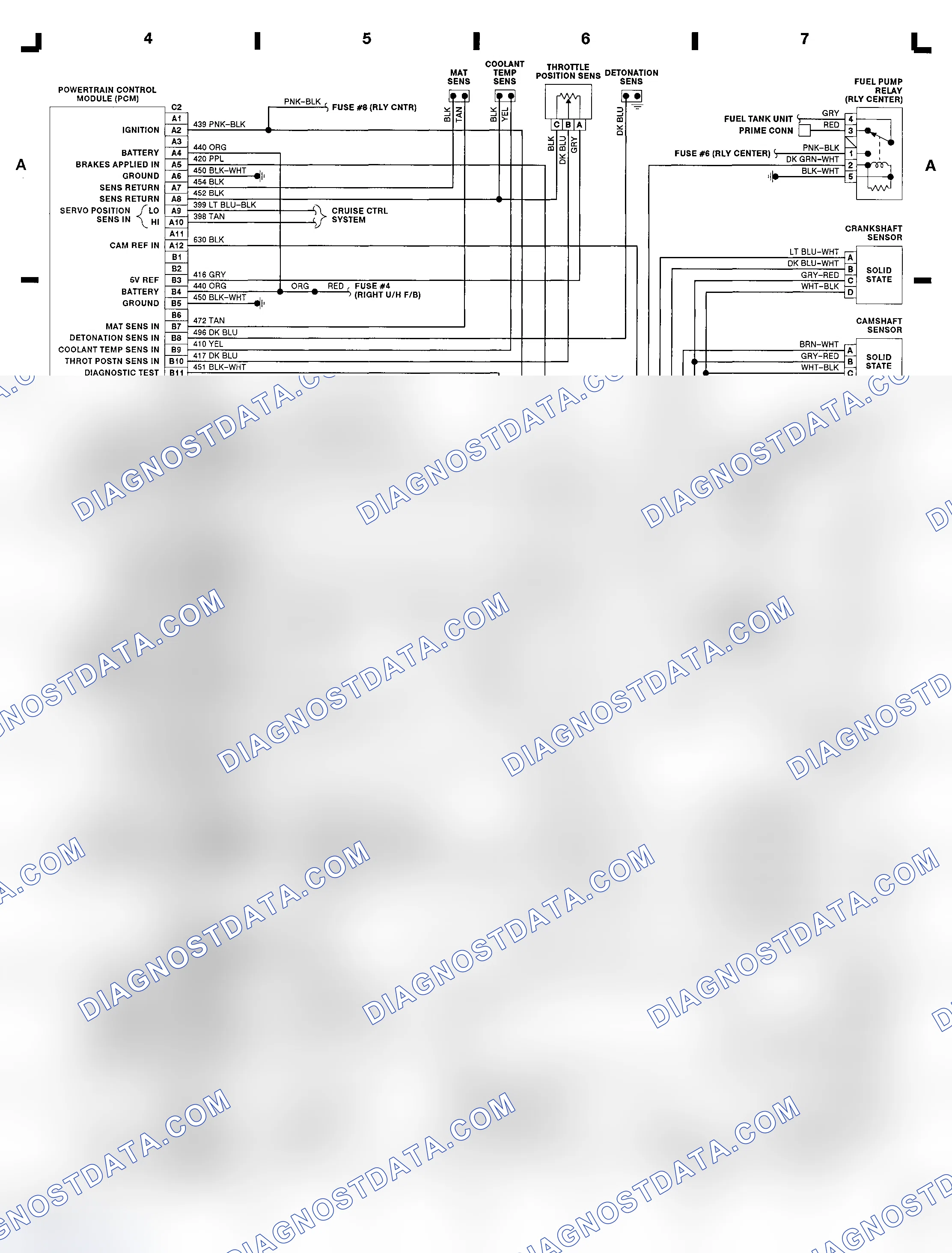 Scheme 29: 3.8L (VIN L) PCM Wiring Diagram (Park Avenue)