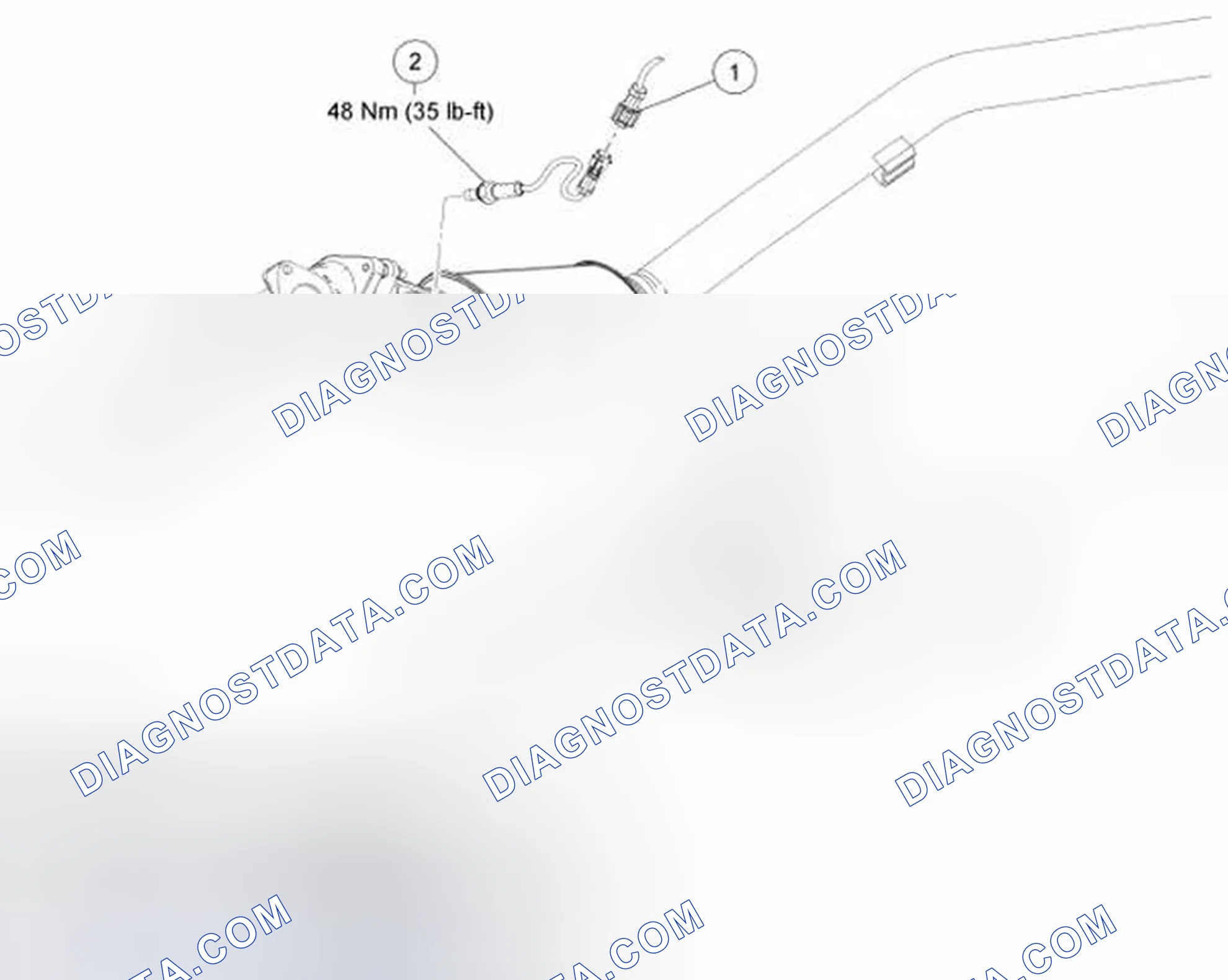 Scheme 17: Identifying Heated Oxygen Sensor (HO2S) - 4.6L (3V) Remove/Install Components - With Torque Specifications