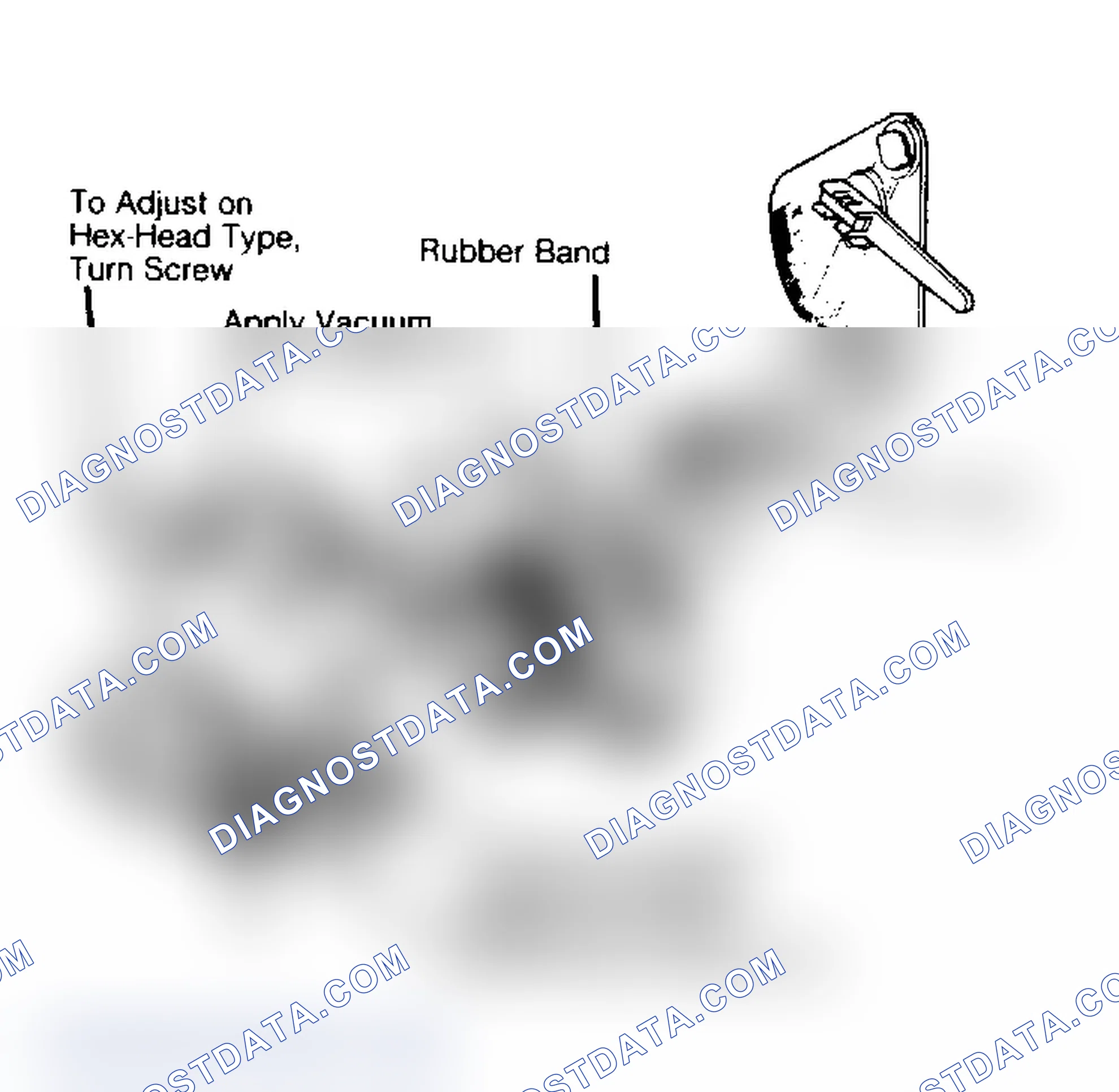 Scheme 63: Secondary (Rear) Vacuum Break Adjustment Turn screw or bend vacuum break rod to adjust.