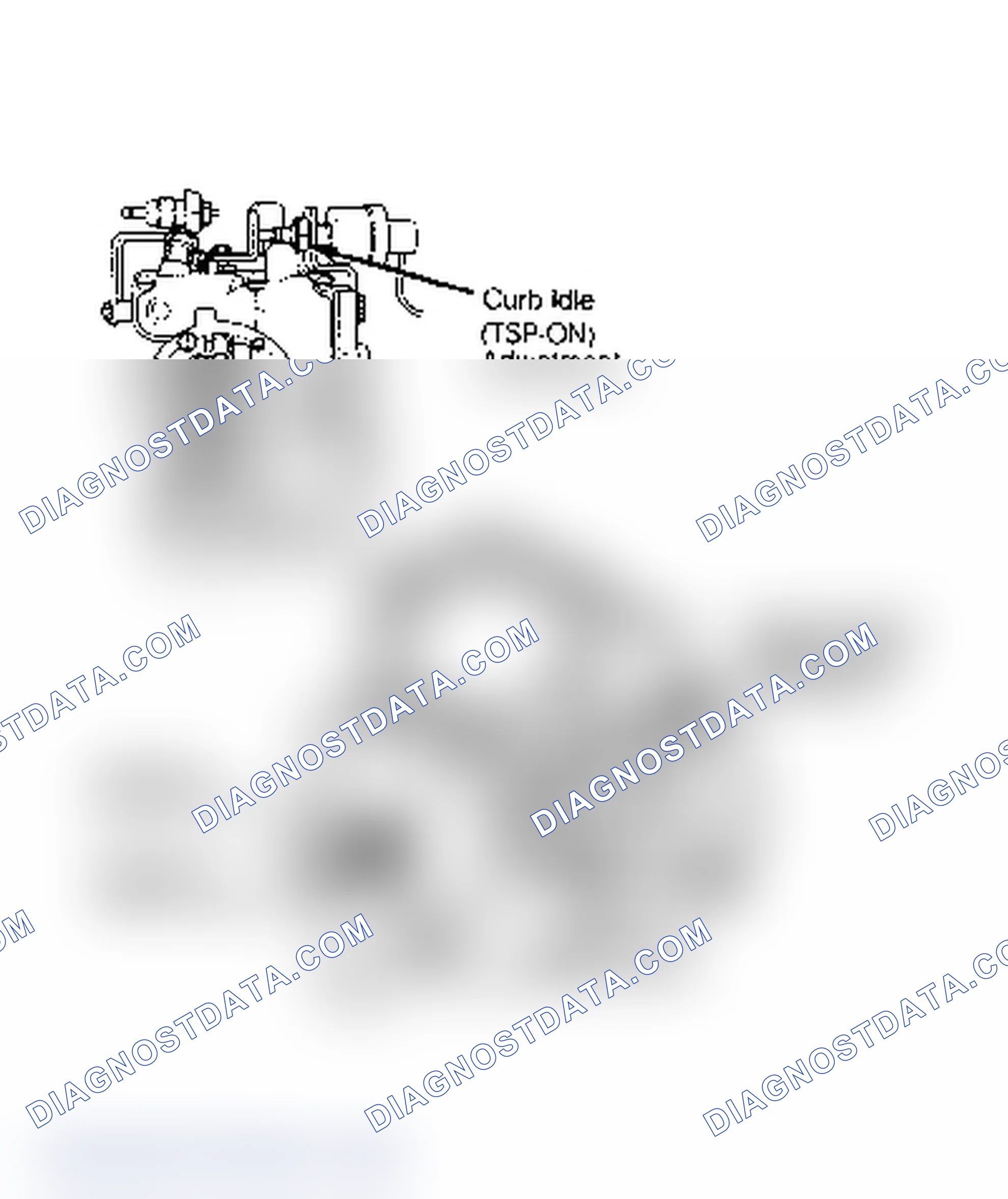 Scheme 10: Adjustment Points For YFA 1-Bbl. Carburetor On Heavy Duty Engines (A/C Heat Selector Must Be "OFF")