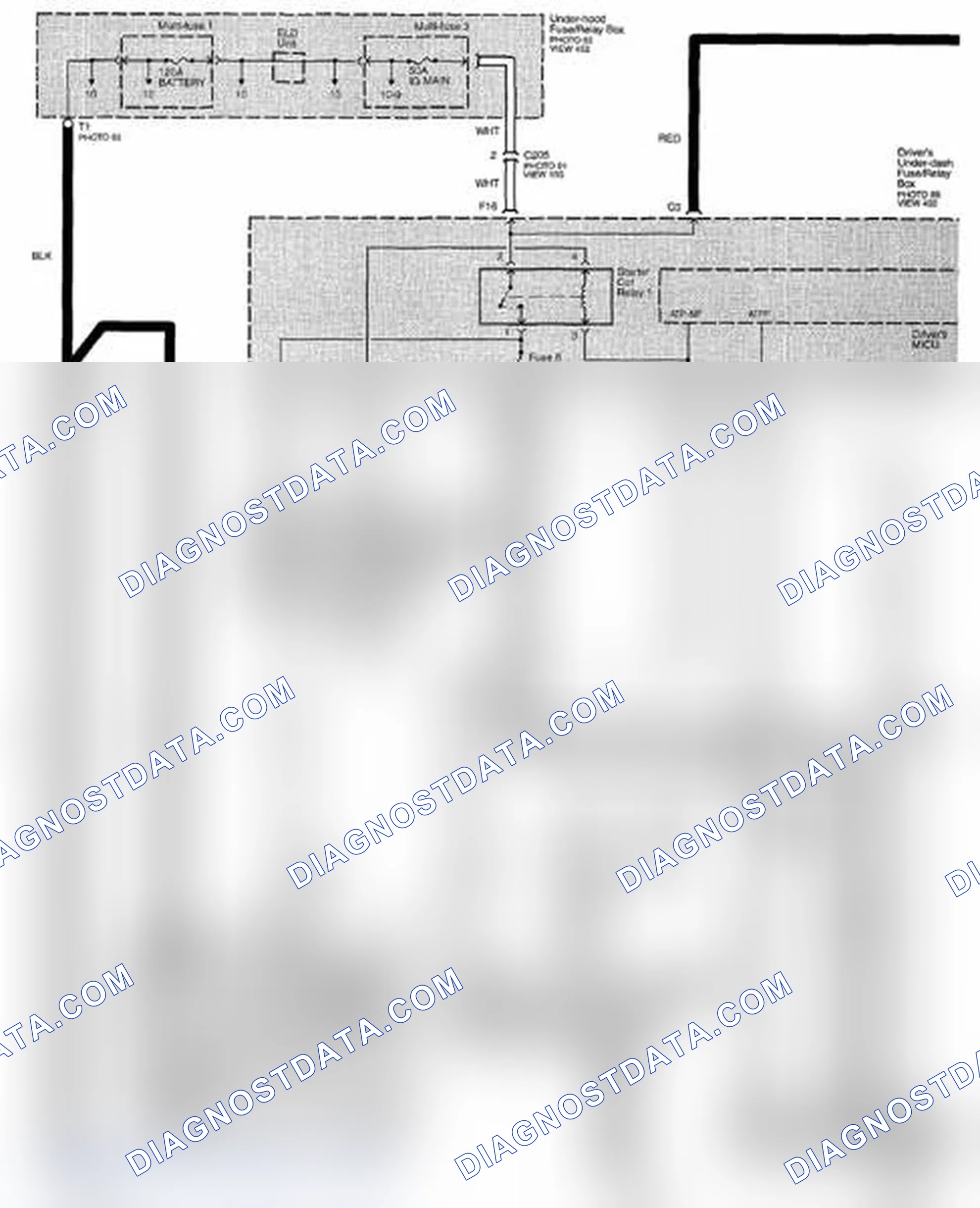 Scheme 122: Starting System Circuit Diagram - Without Keyless Access (Page 21)