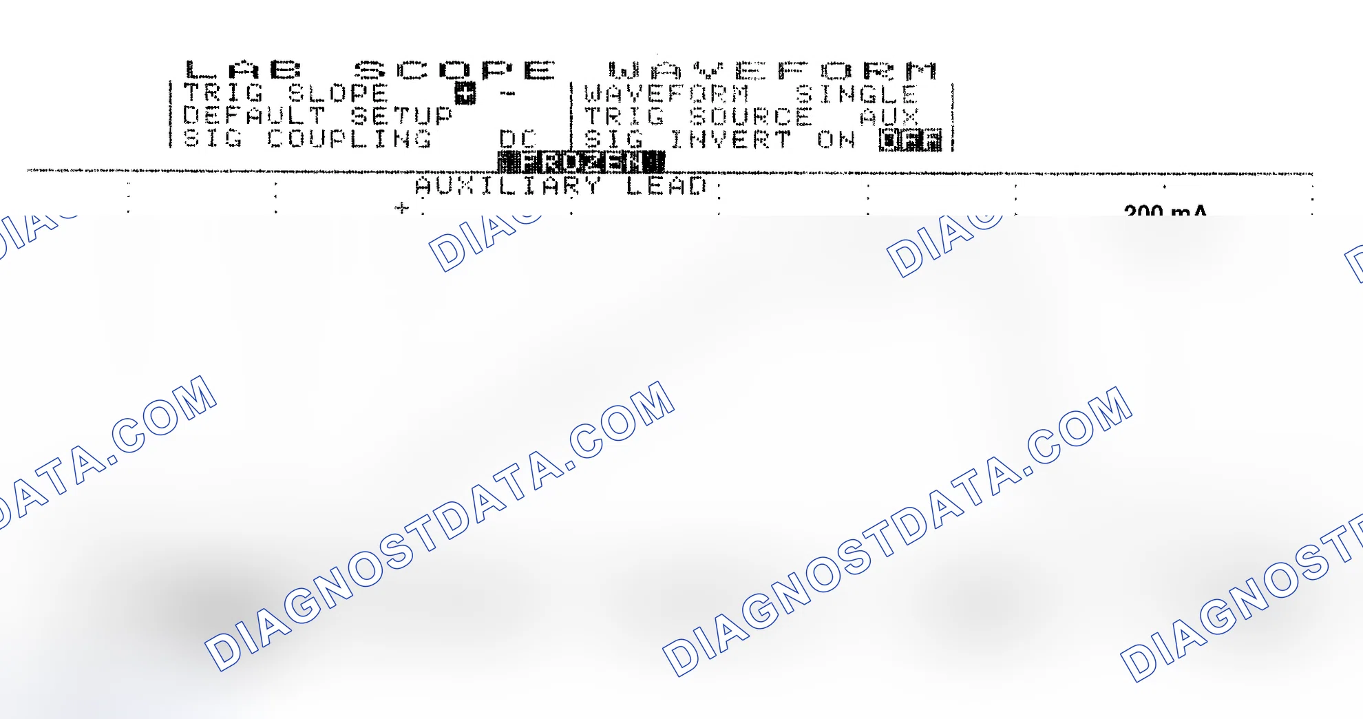 Scheme 13: Single Injector w/Normal Current Flow - Current Pattern