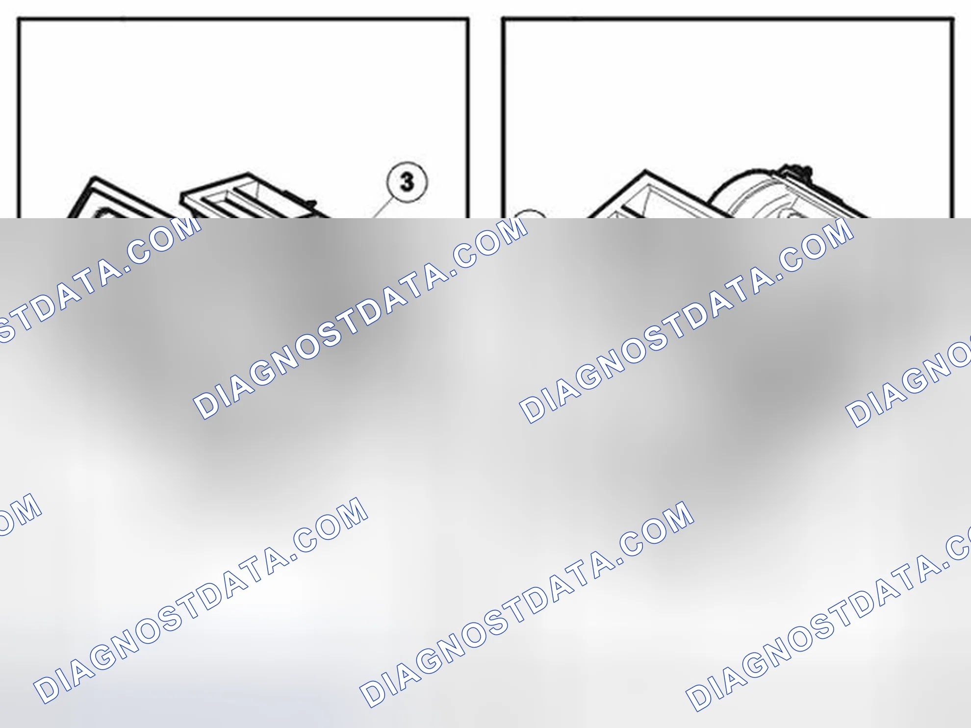 Scheme 147: LOCATION OF THE CLIMATE CONTROL UNIT COMPONENTS