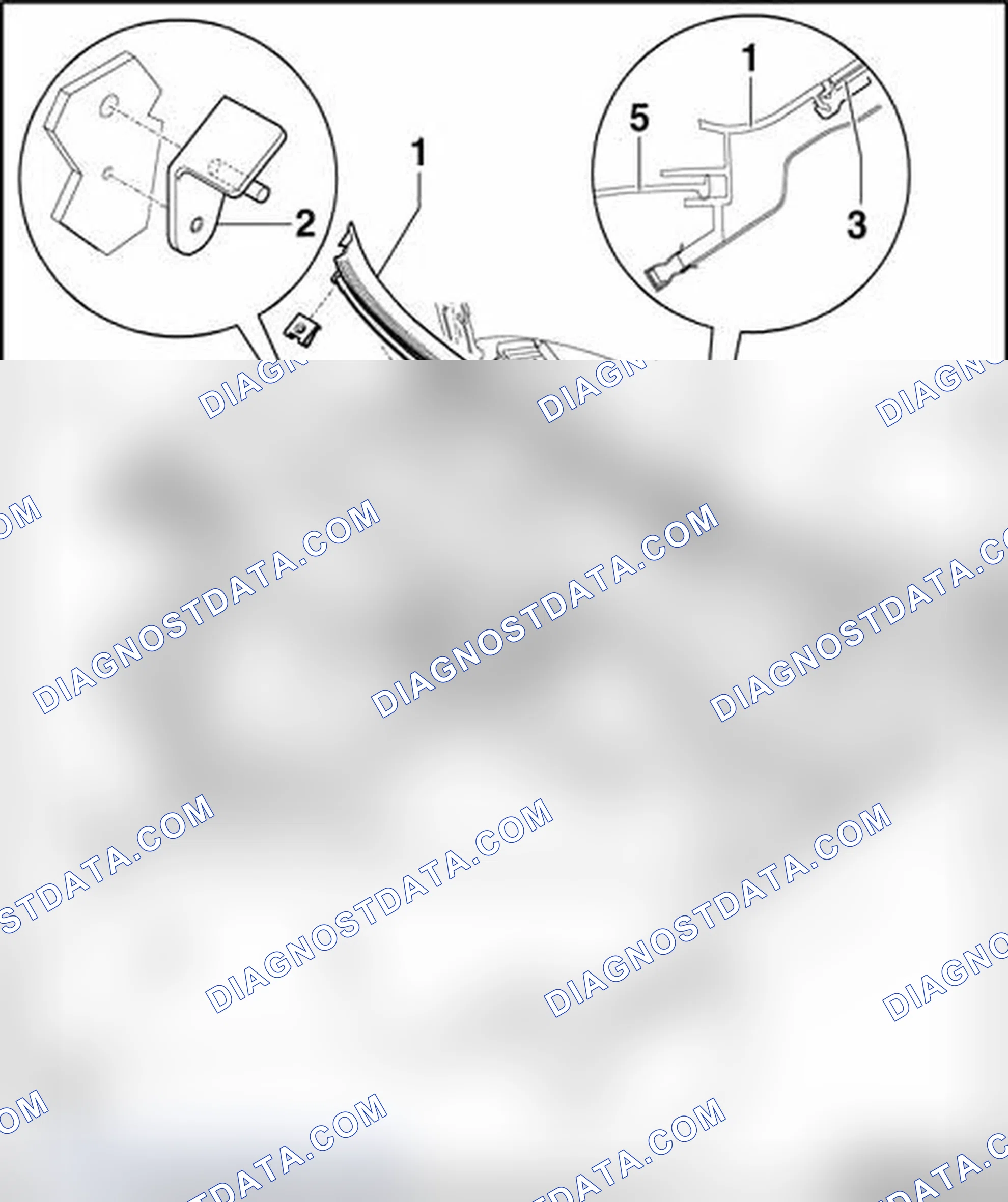Scheme 8: Cowl panel trim, removing and installing
