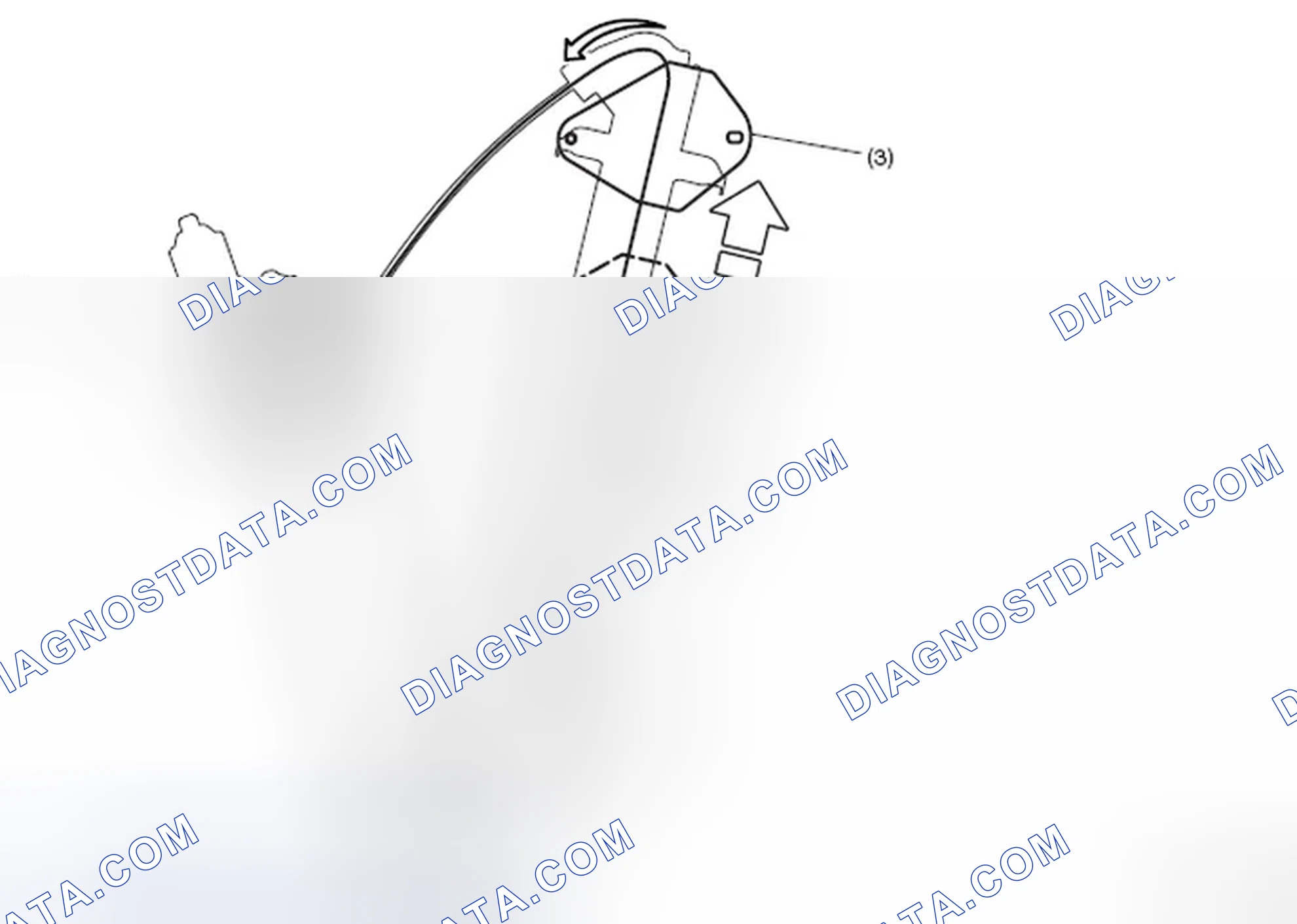 Scheme 66: Power Window Operation Diagram (Glass Moving Up)