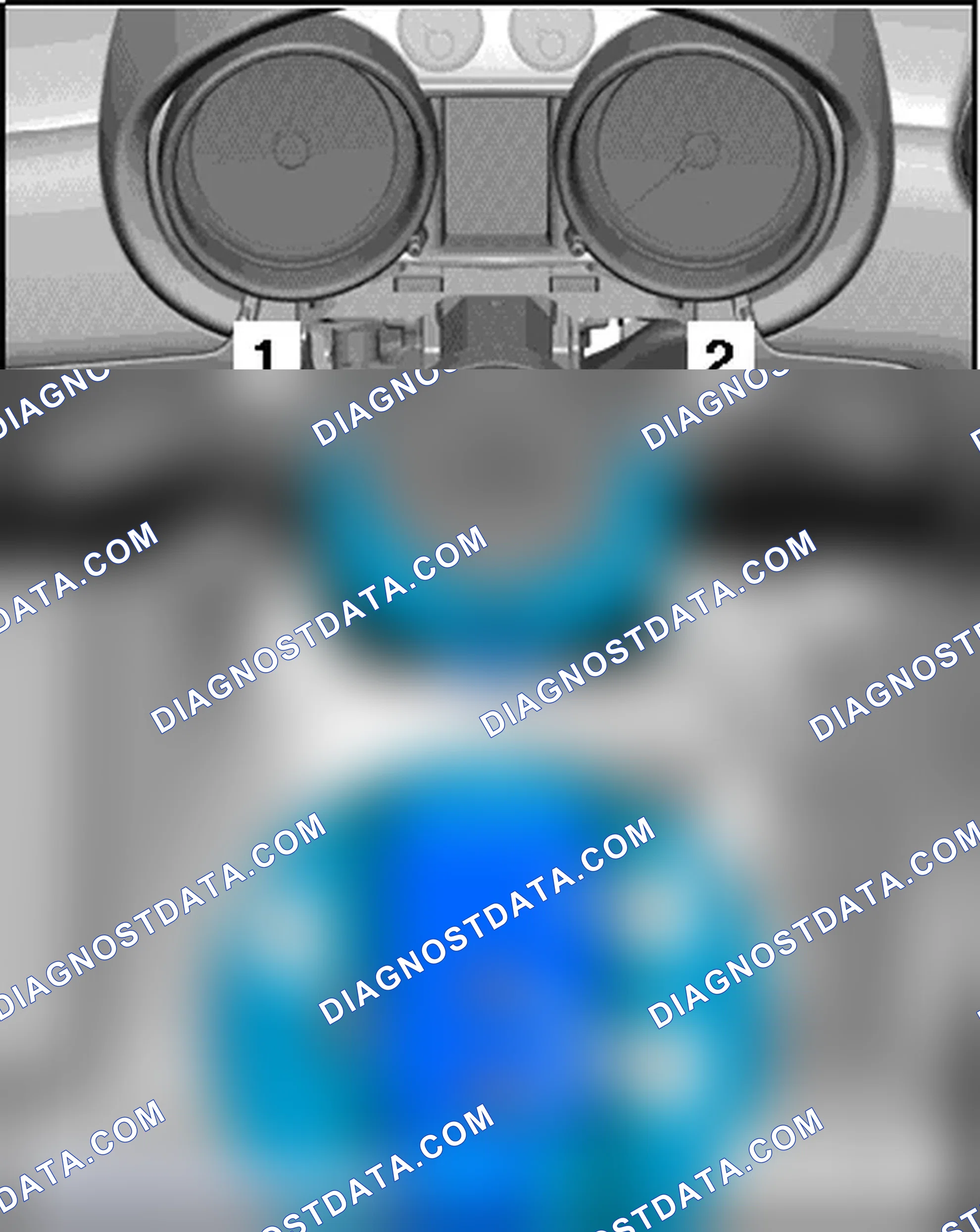 Scheme 287: LOWER STEERING COLUMN SWITCH TRIM