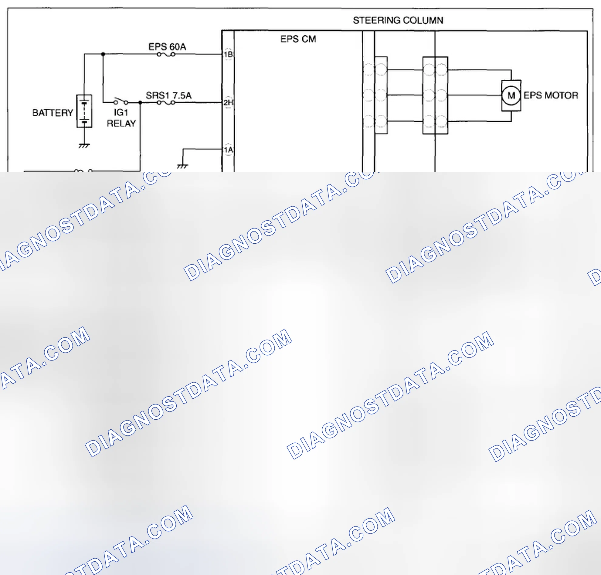 Scheme 6: Electric Power Steering System - Wiring Diagram