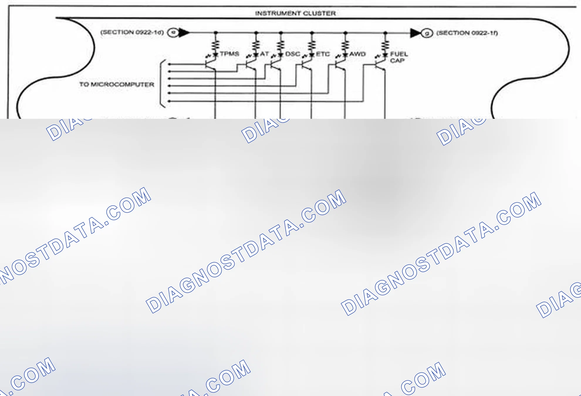 Scheme 342: Instrument Cluster System Wiring Diagram - 0922-1e (1 Of 2)