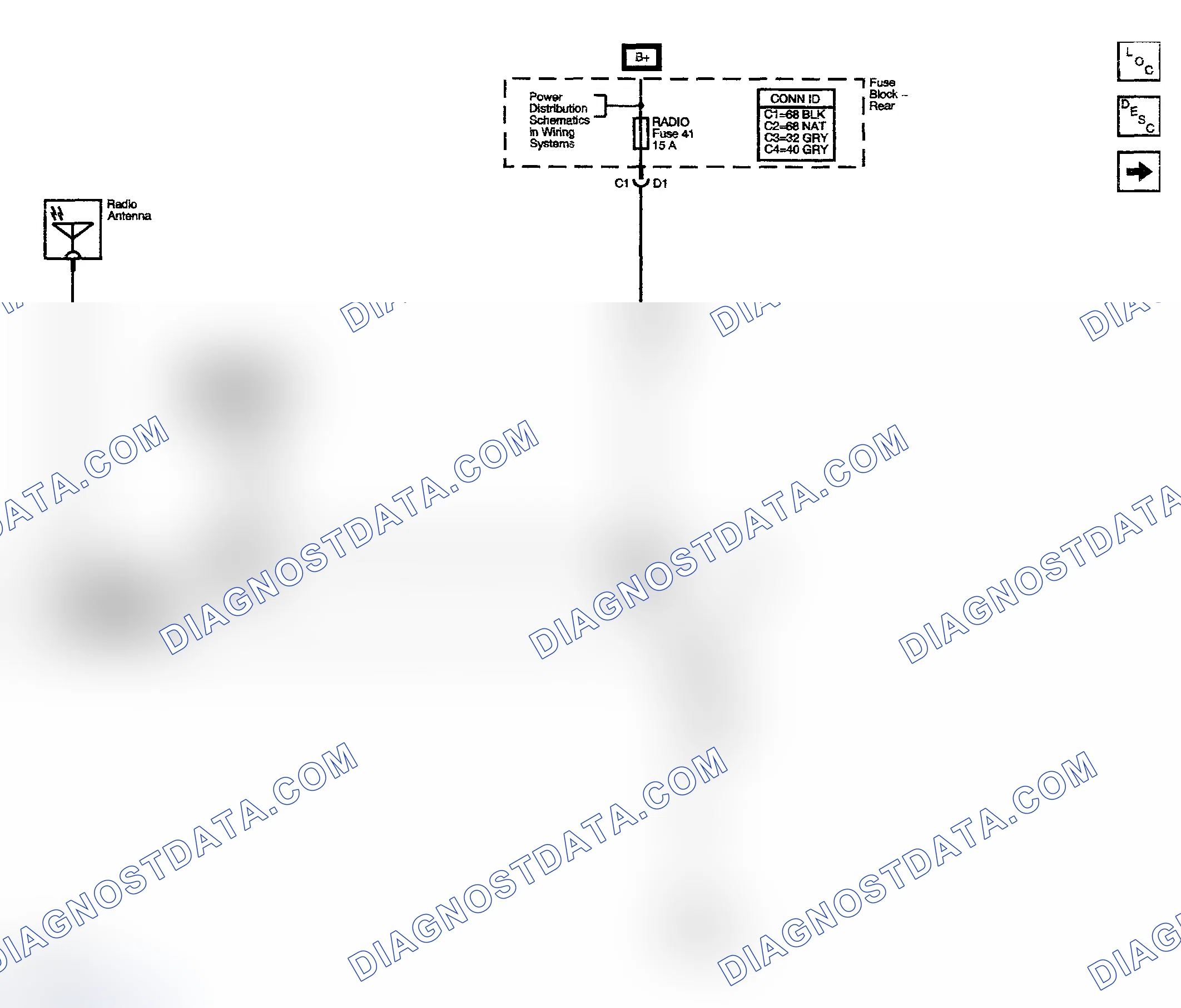 Scheme 2: Radio/Audio System Schematics (Base Radio - Power, Ground and Serial Data)