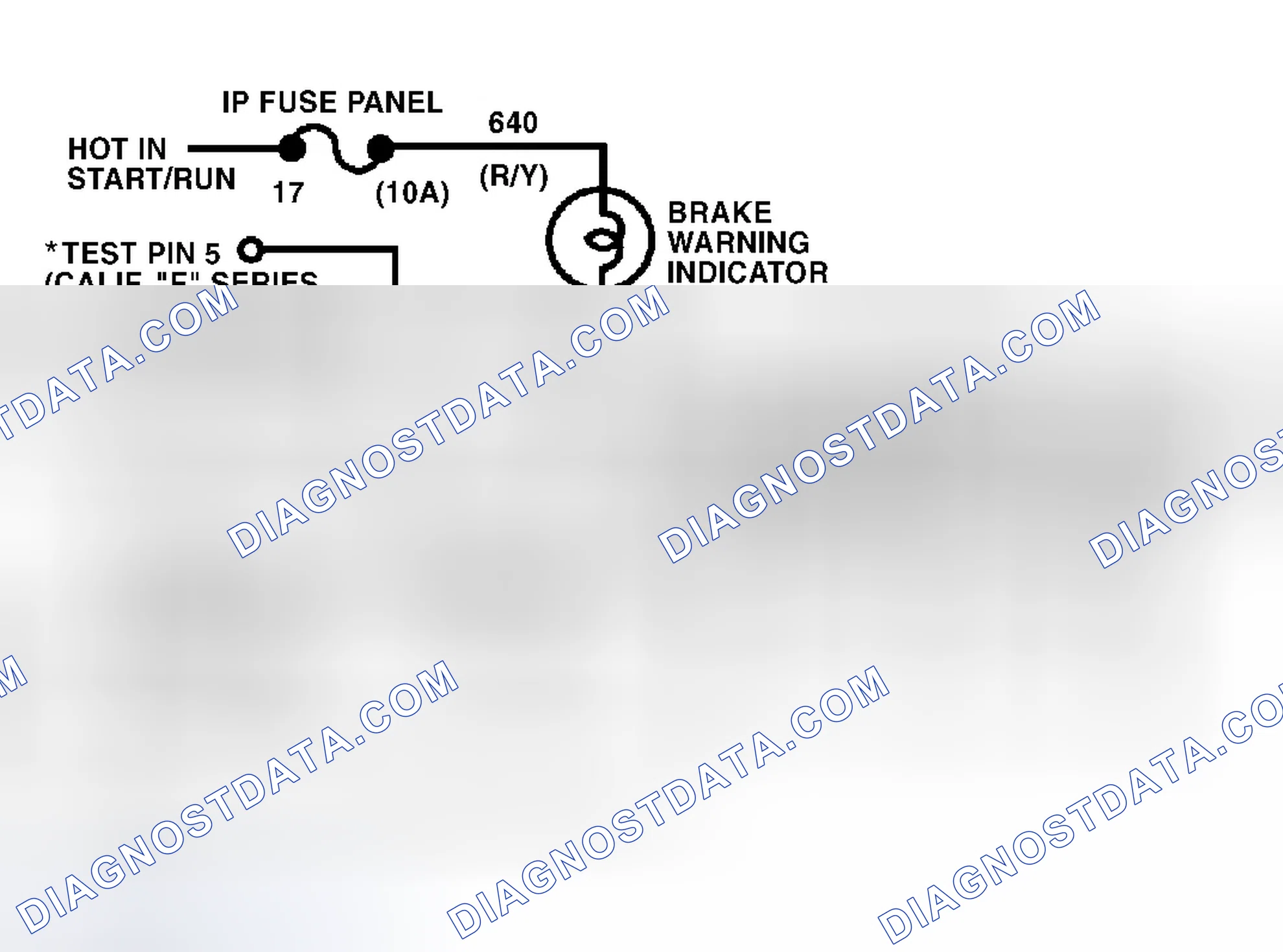 Scheme 295: Parking Brake Applied Switch Circuit & Connector Terminals