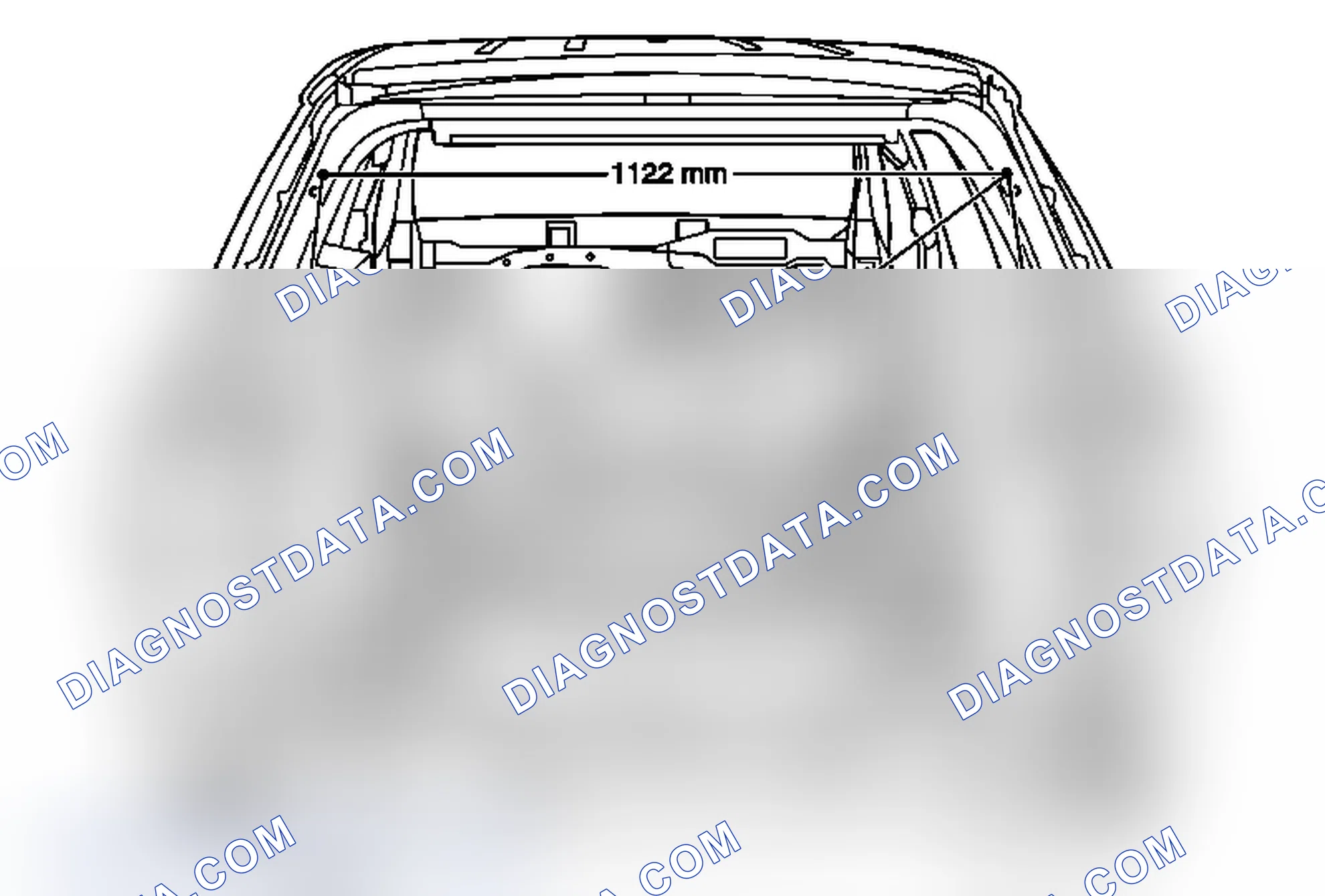 Scheme 75: Rear Body Opening Dimensions