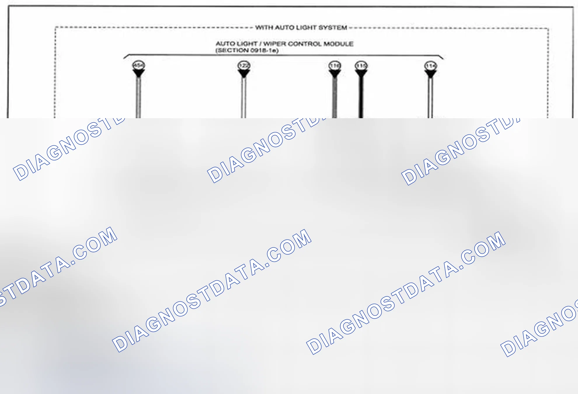 Scheme 242: Headlight Wiring Diagram - 0918-2d (1 Of 2)