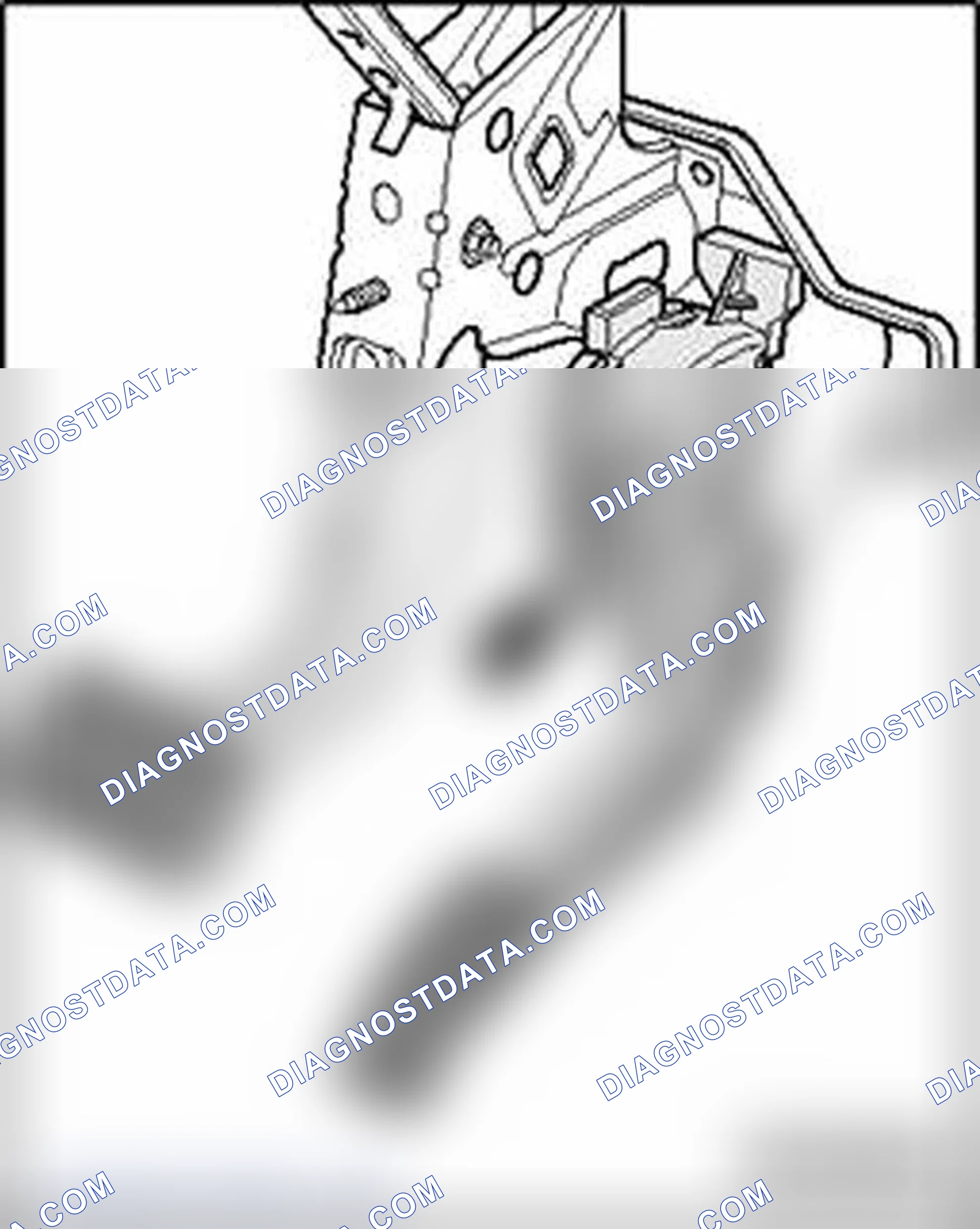 Scheme 714: Location Throttle Position (TP) Sensor G79/Accelerator Pedal Position Sensor 2 G185