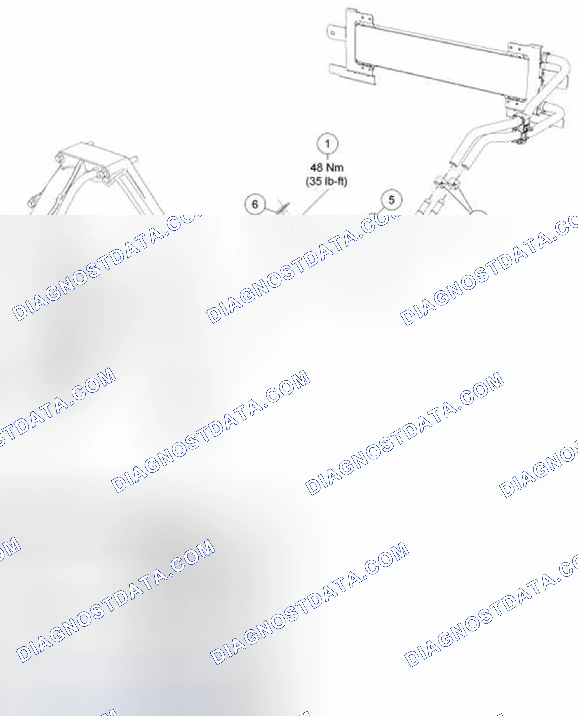 Fig. 9: Identifying Transmission Fluid Cooler Tube Components