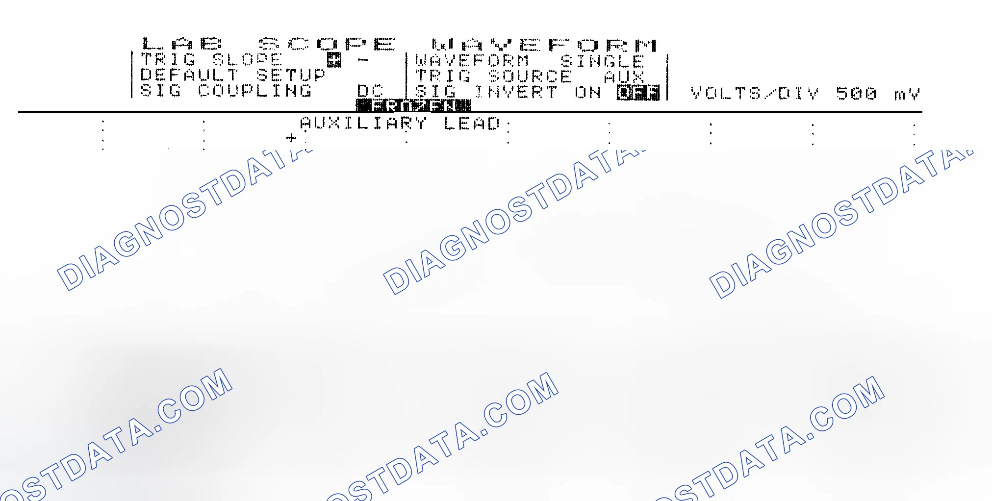 Scheme 14: Single Injector w/Excessive Current Flow - Current Pattern